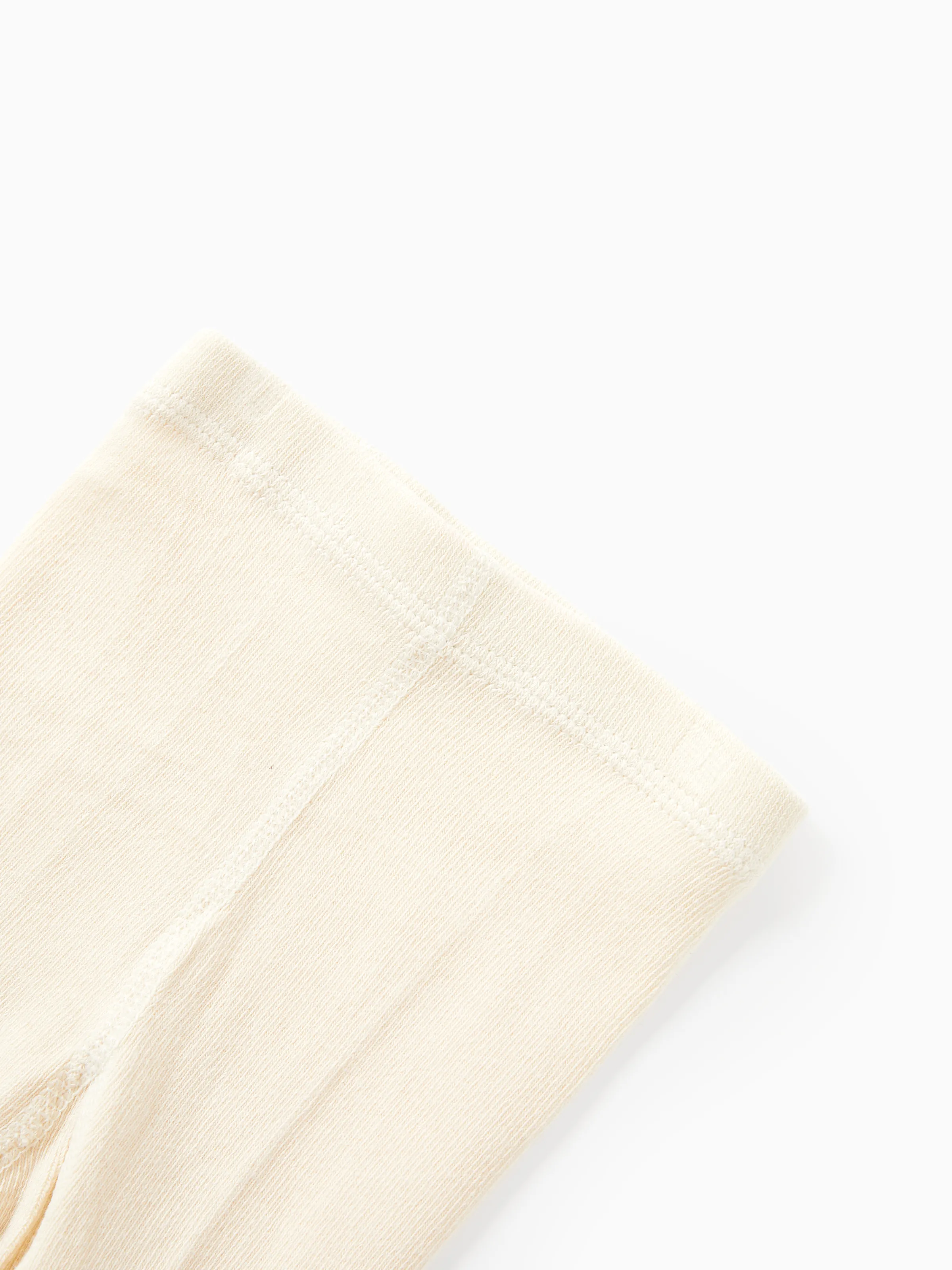 2-Pack Baby/Toddler Girl Embroidered Childlike Socks Black+White - Image 5