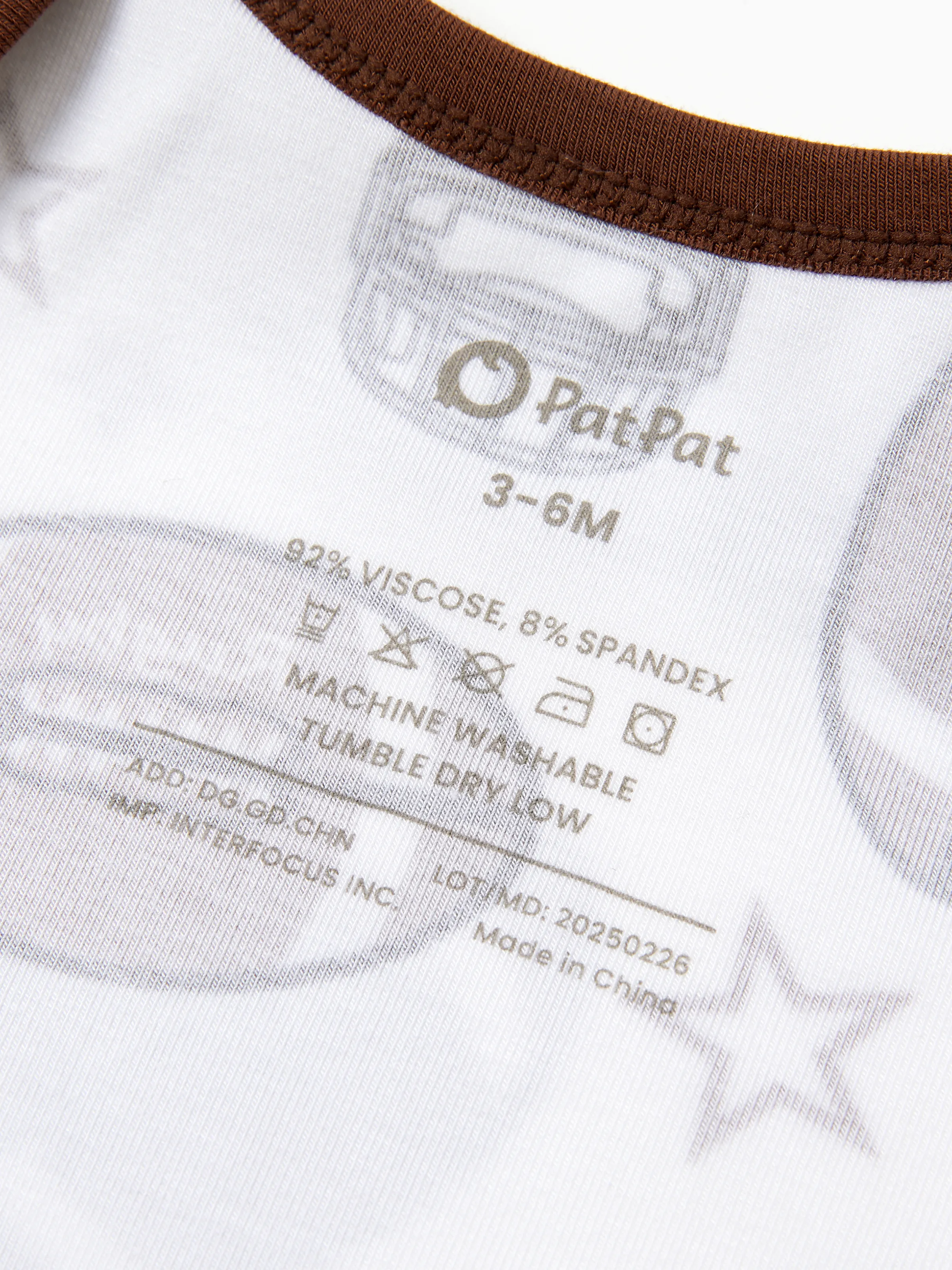 Baby Boy/Girl Playful Print 3pcs Rompers Set Brown - Image 5