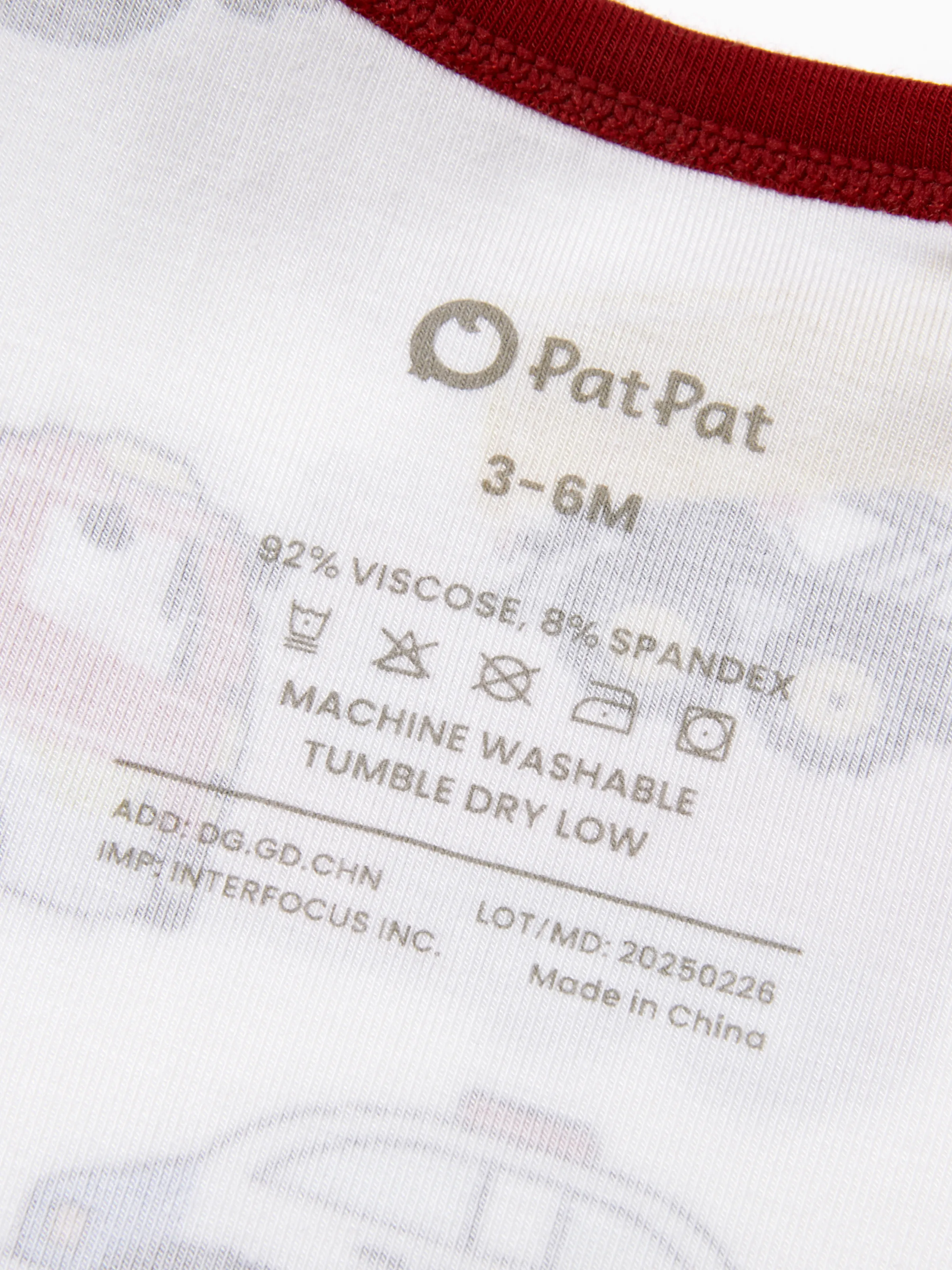 Baby Boy/Girl Playful Print 3pcs Rompers Set Red - Image 5