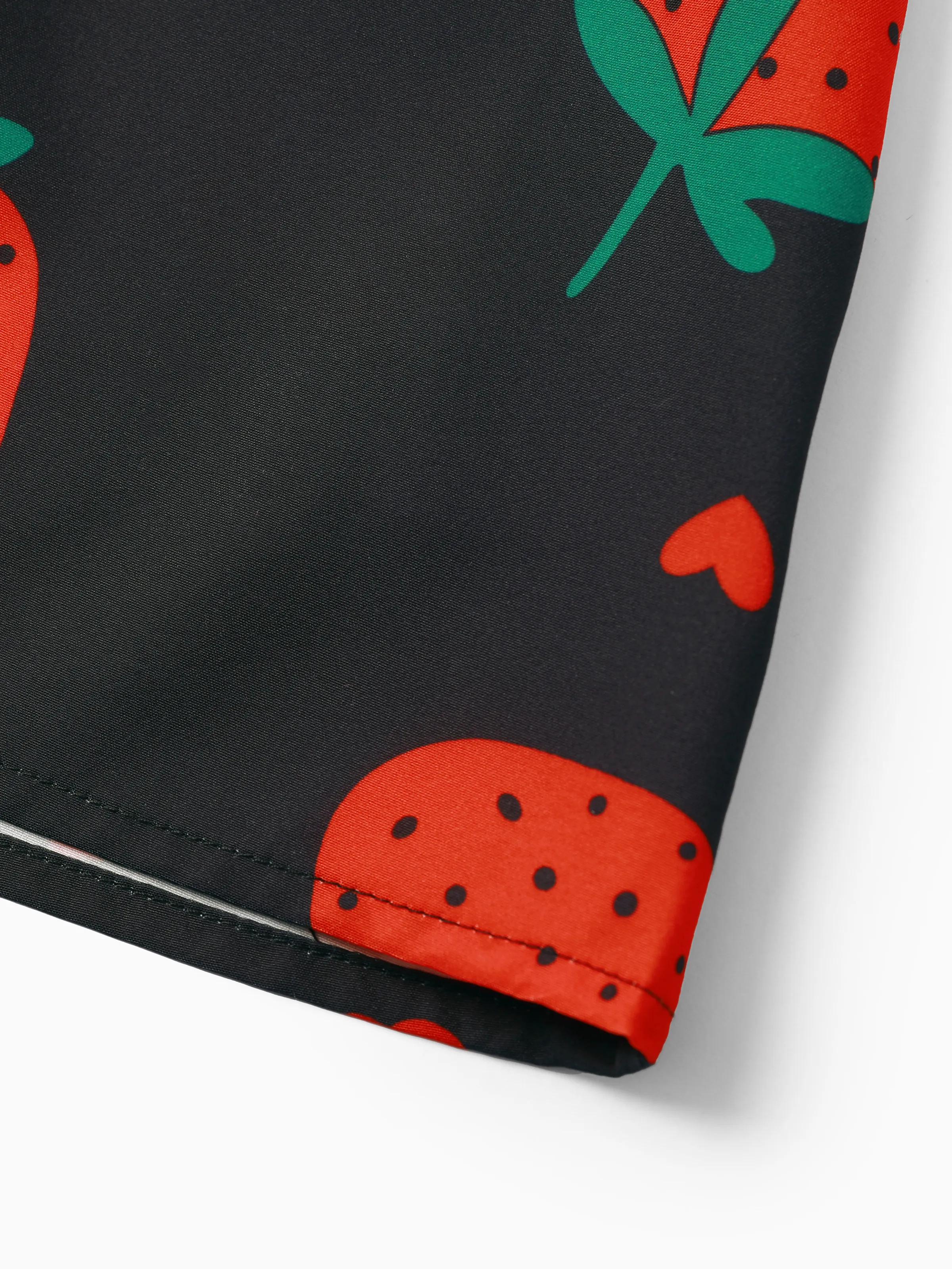 Baby Girl Sweet Strawberry Lace Dress Black - Image 5