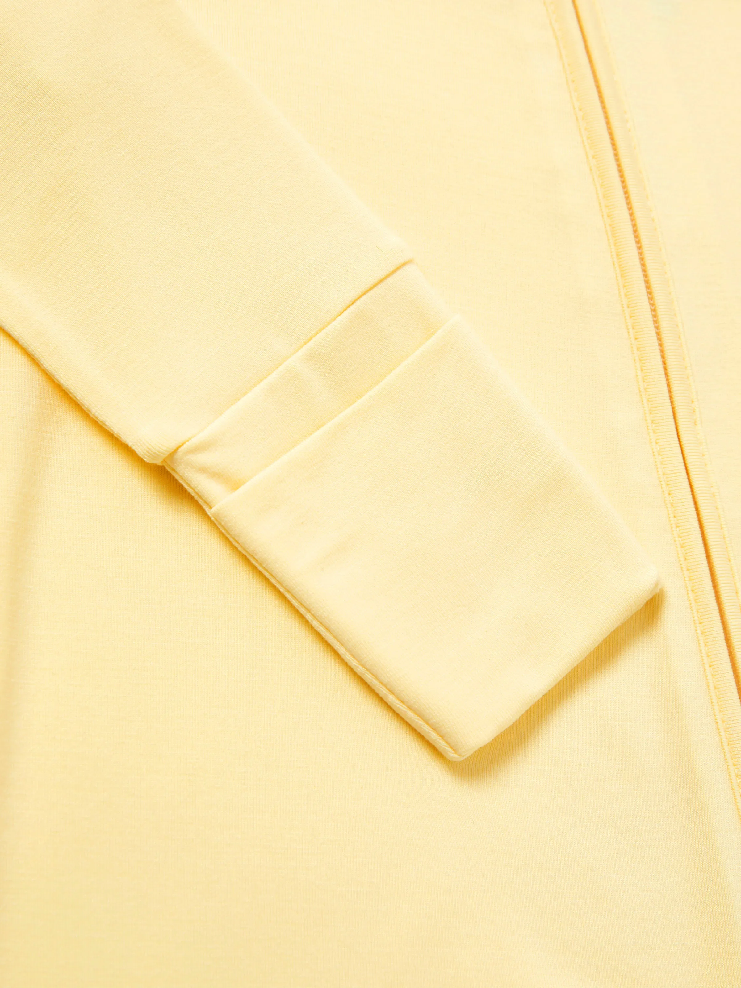Bamboo 2-Pack Footies Baby Boy / Girl 2-Way Zipper Anti Slip Long Sleeve Rompers Pale Yellow - Image 10