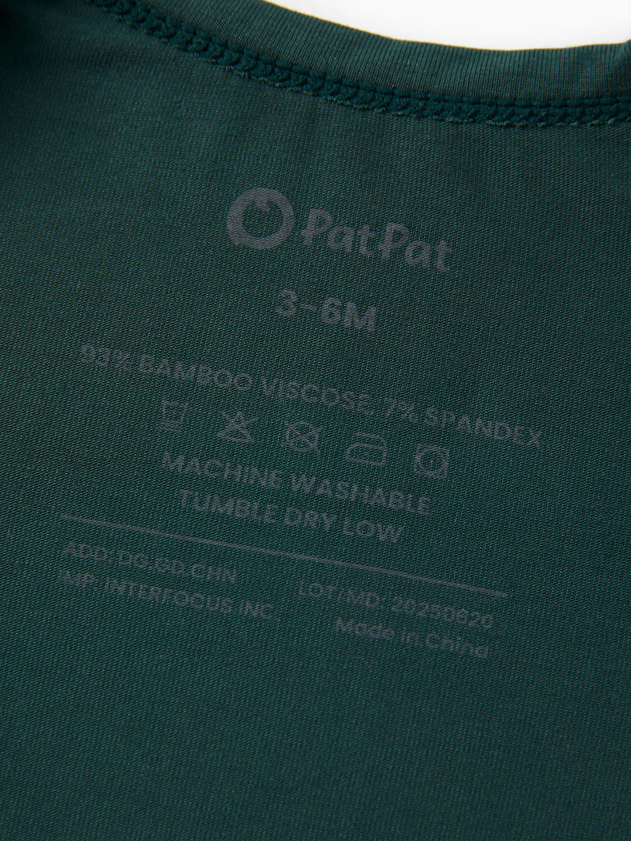 Bamboo Baby Bodysuits 2-piece Flora Long Sleeve Rompers for Baby Girls Infant Green - Image 10