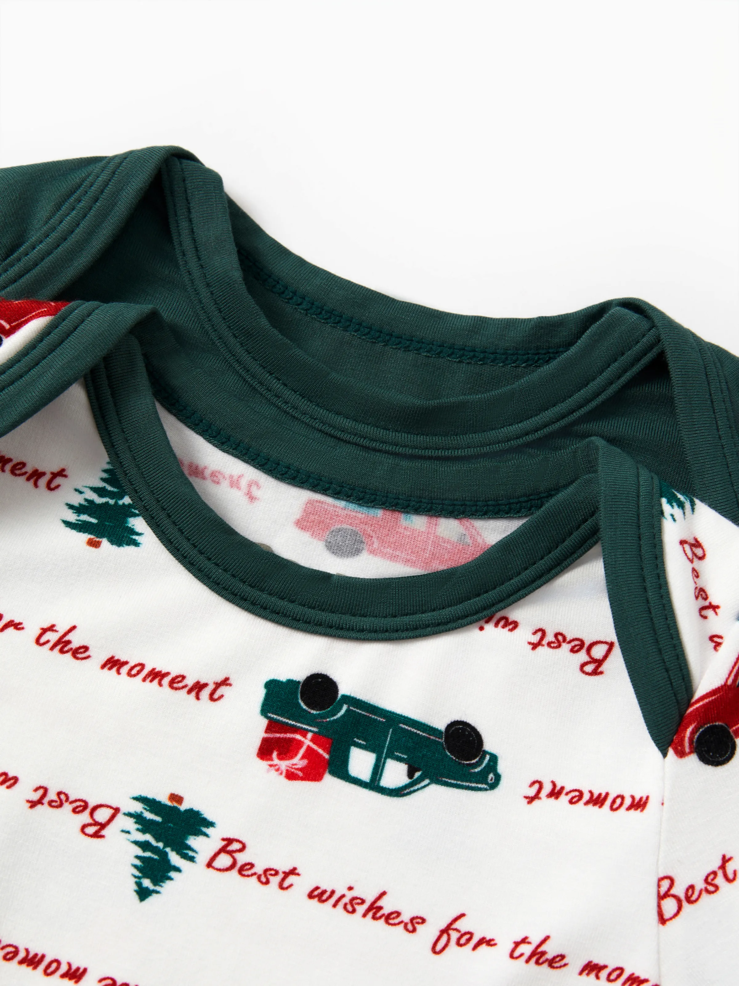 Bamboo Baby Bodysuits 2-piece Flora Long Sleeve Rompers for Baby Girls Infant Green - Image 11