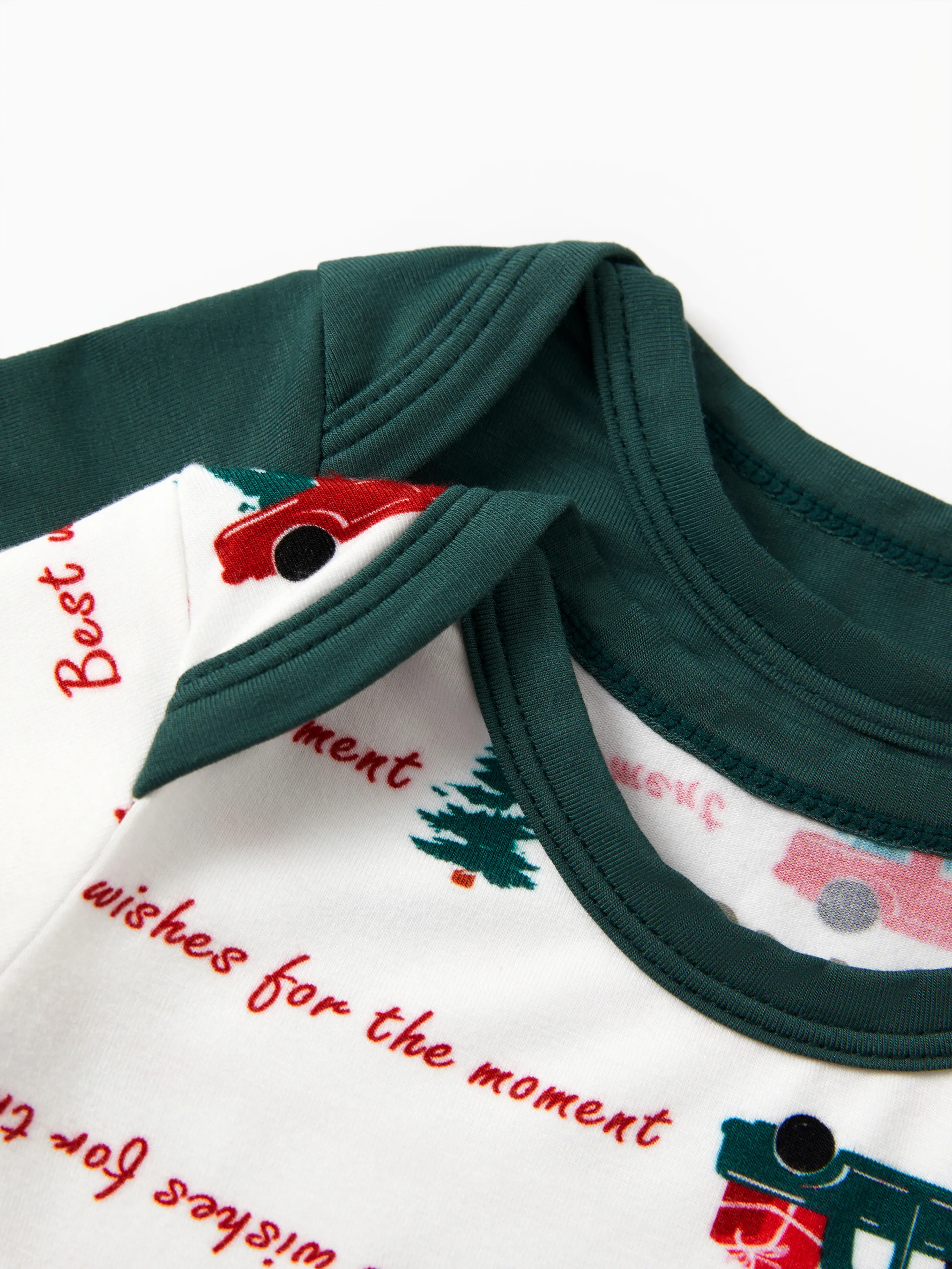 Bamboo Baby Bodysuits 2-piece Flora Long Sleeve Rompers for Baby Girls Infant Green - Image 6