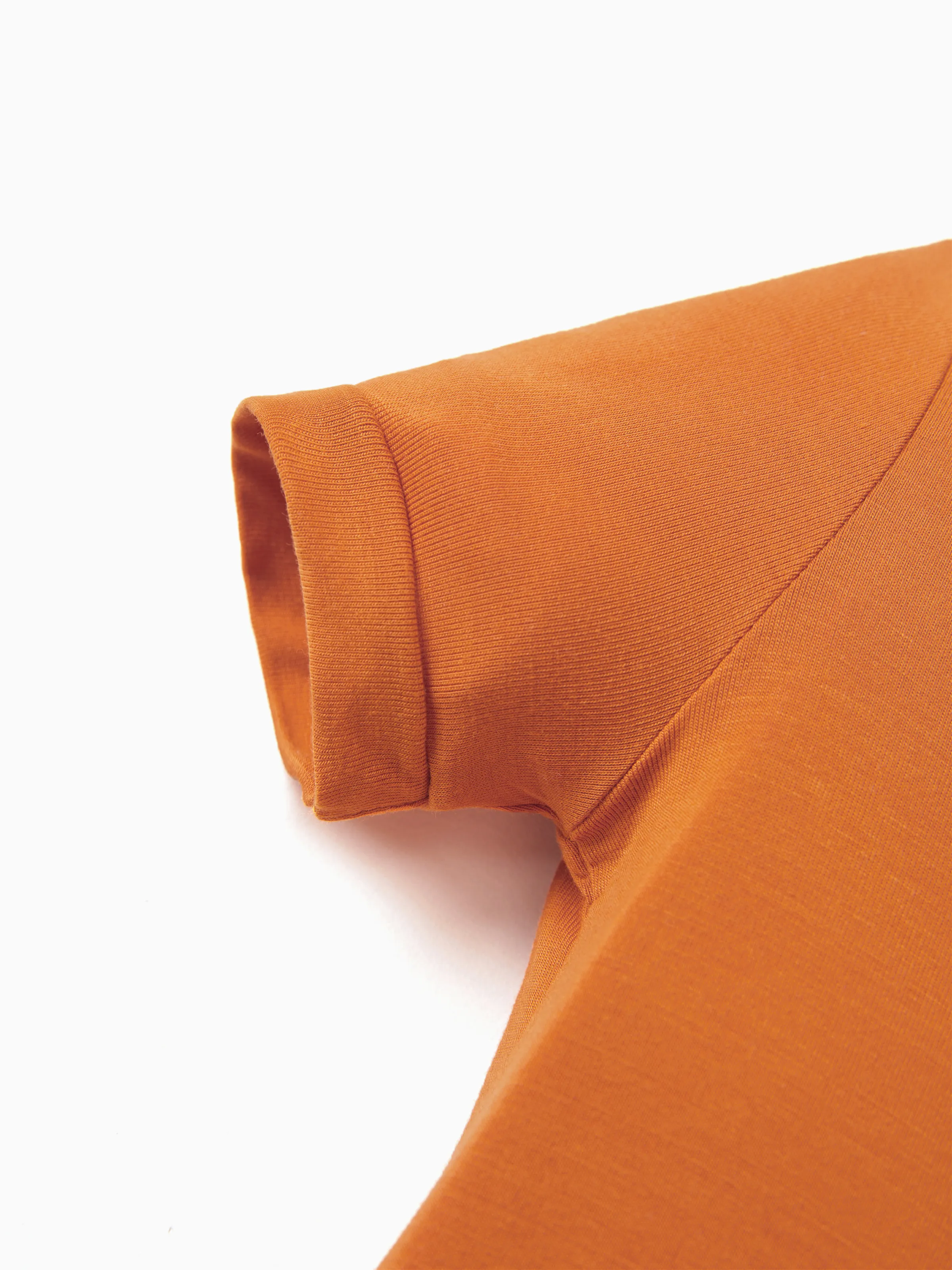 Bamboo Baby Boy / Girl 2-Way Zip Onesies Anti Slip Childlike Food Pattern Bamboo Sleepwear (Snug-Fitting)
 Orange - Image 11