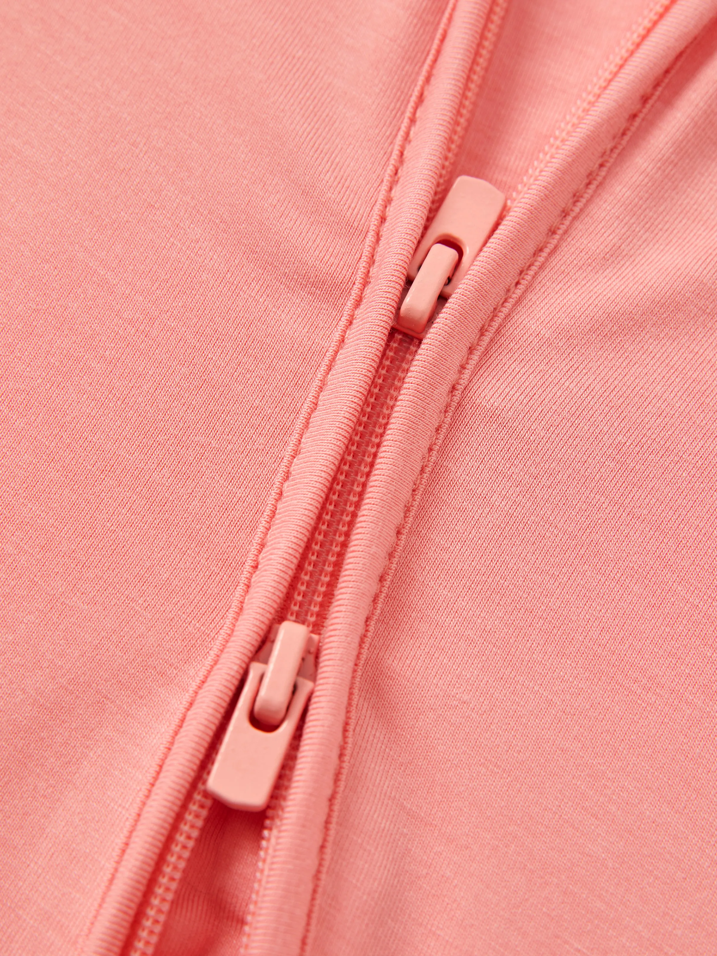 Bamboo Baby Boy / Girl 2-Way Zip Onesies Anti Slip Childlike Food Pattern Bamboo Sleepwear (Snug-Fitting)
 Pink - Image 10