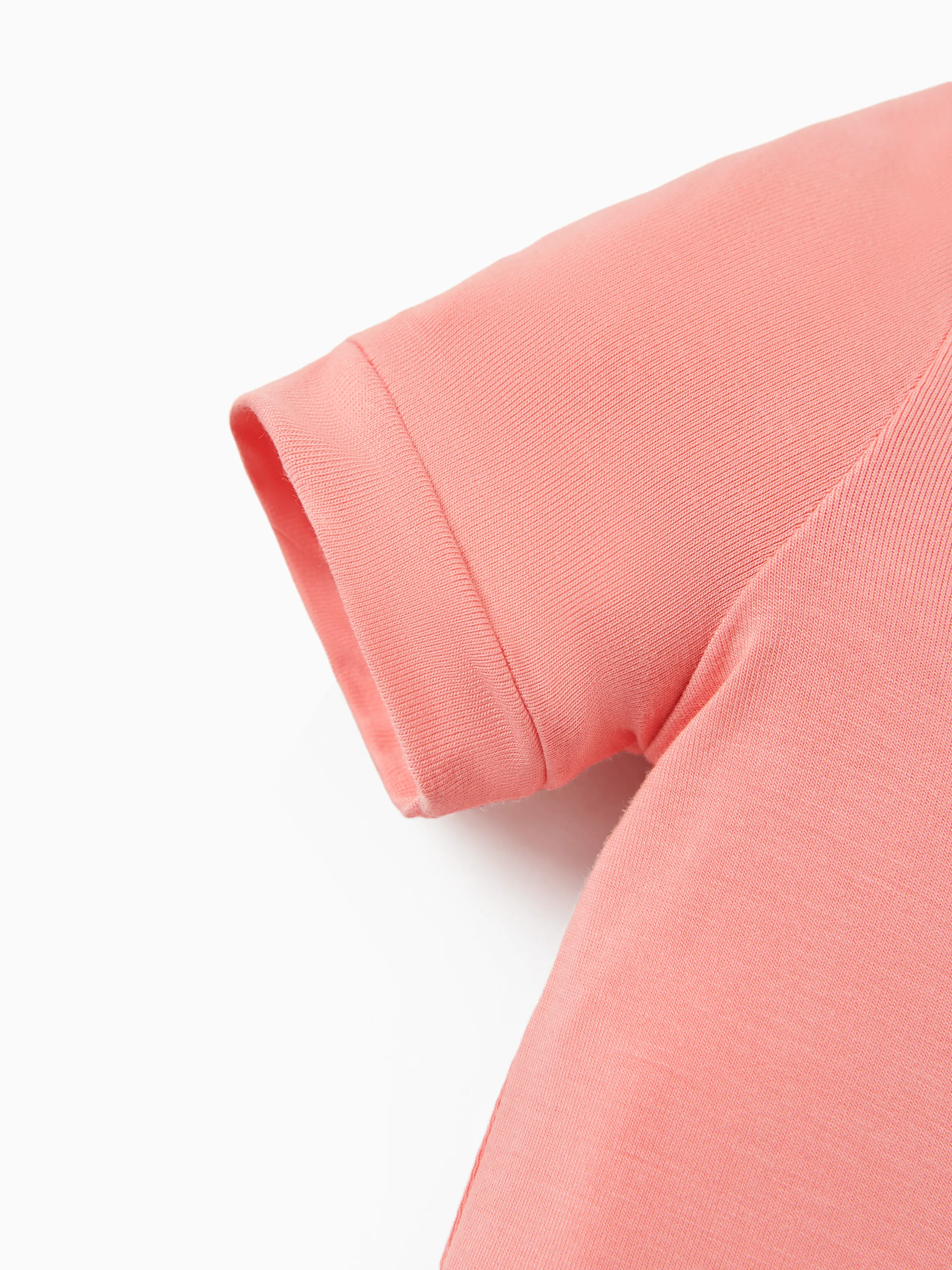 Bamboo Baby Boy / Girl 2-Way Zip Onesies Anti Slip Childlike Food Pattern Bamboo Sleepwear (Snug-Fitting)
 Pink - Image 11