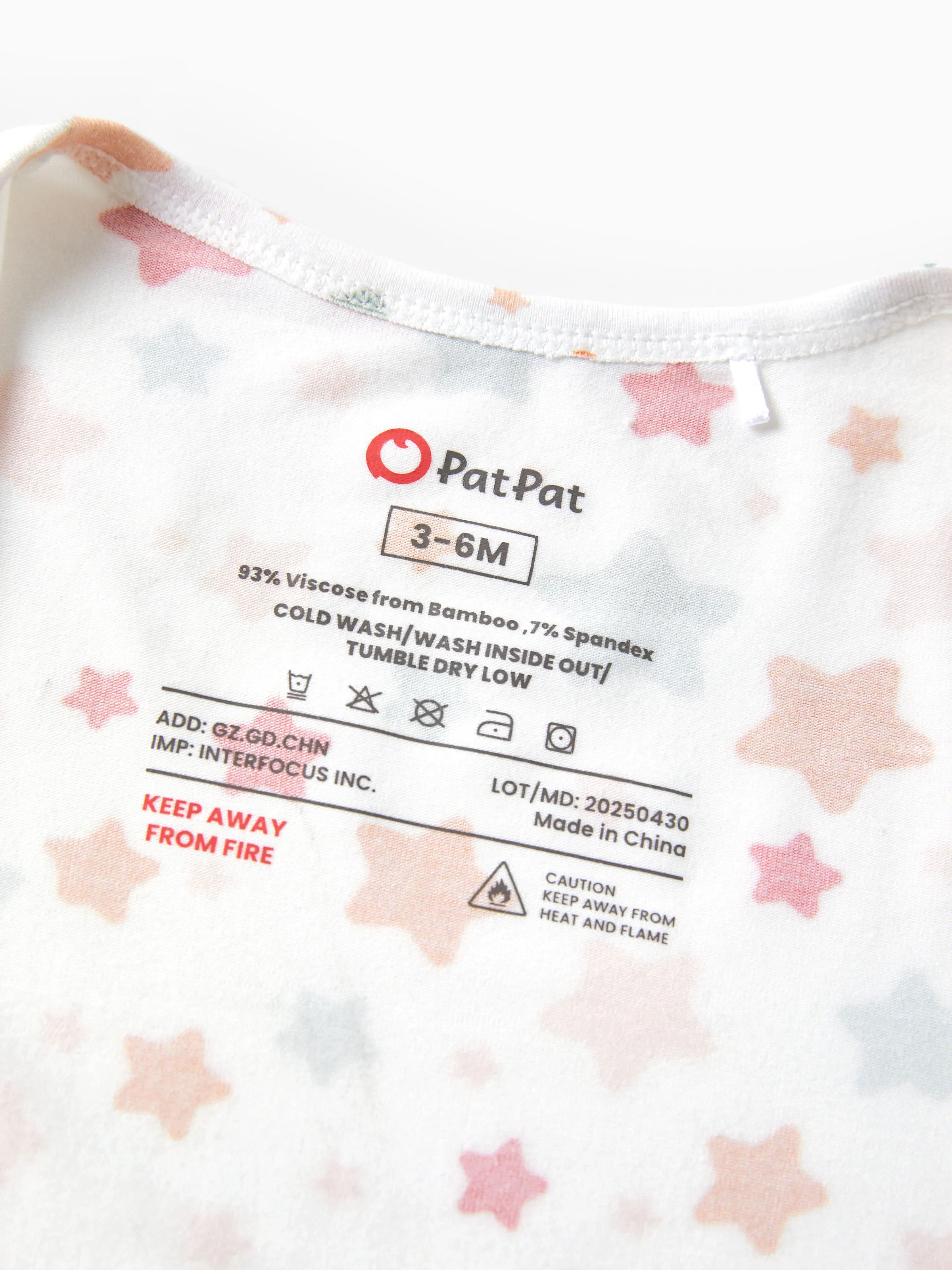 Bamboo Baby Boy/Girl Animal Printed 2-Way Zipper Anti Slip Long-sleeve Footie with/without Hairband Apricot - Image 10