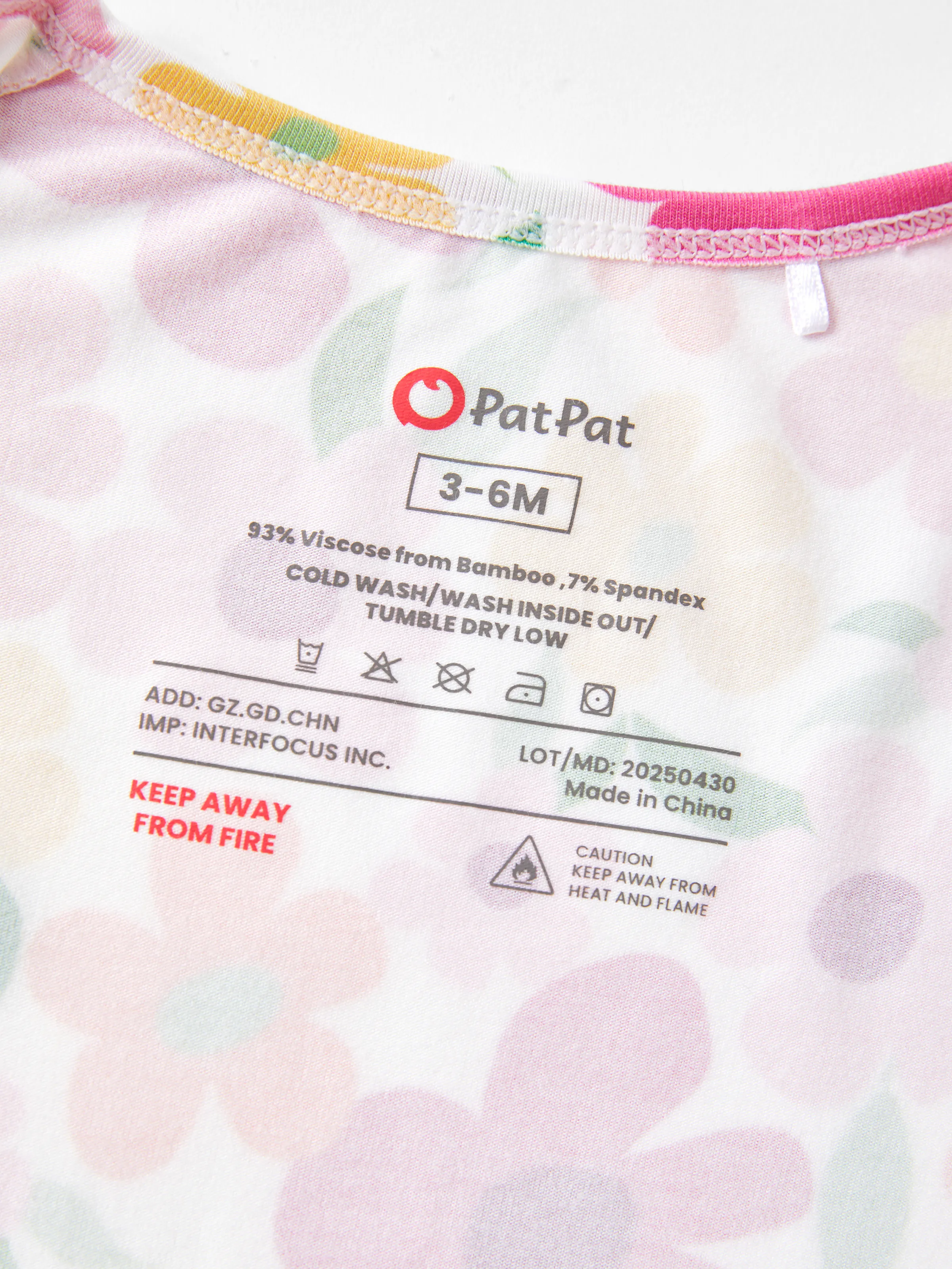 Bamboo Baby Boy/Girl Animal Printed 2-Way Zipper Anti Slip Long-sleeve Footie with/without Hairband Dark Pink - Image 11