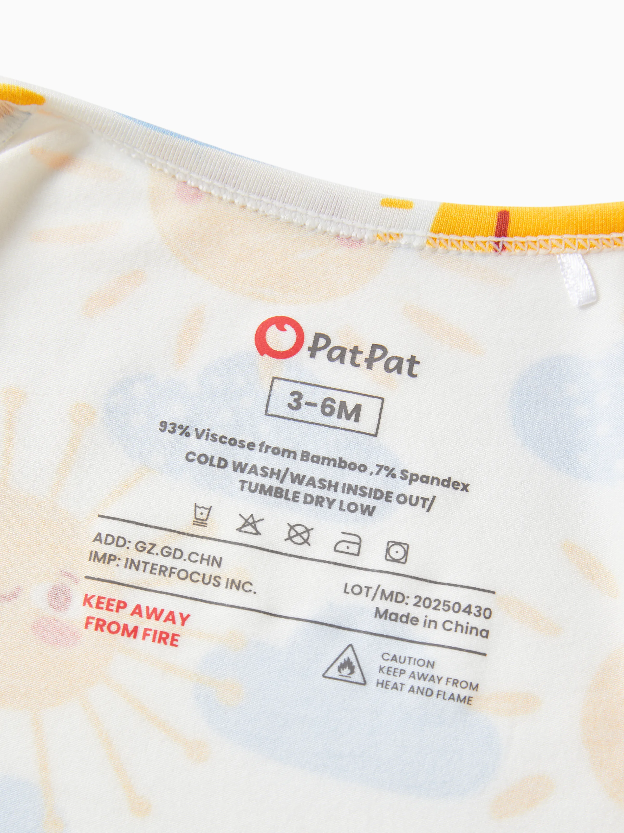 Bamboo Baby Boy/Girl Animal Printed 2-Way Zipper Anti Slip Long-sleeve Footie with/without Hairband Light Blue - Image 10