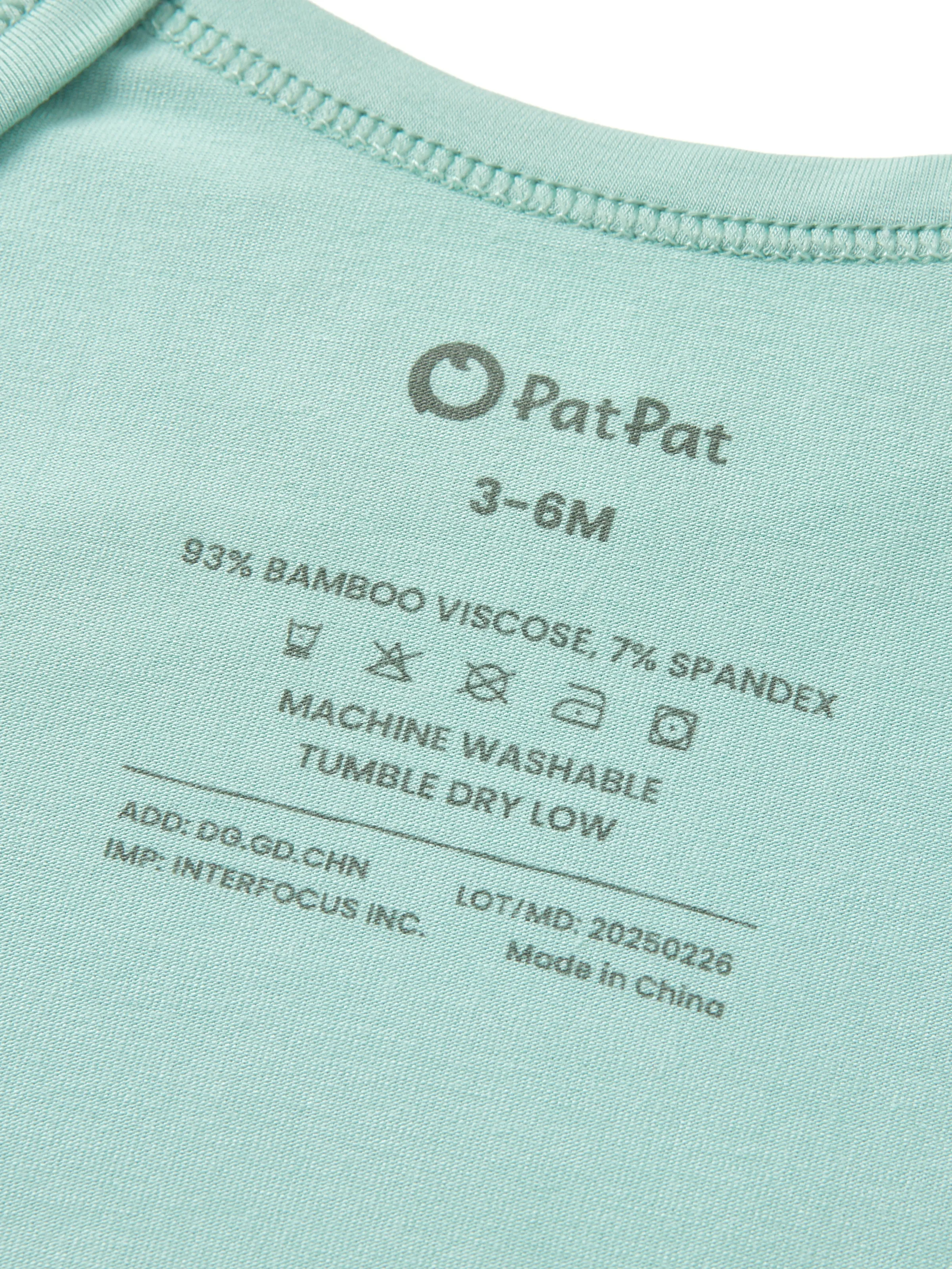 Bamboo Baby Boy/Girl Casual Romper Green - Image 6