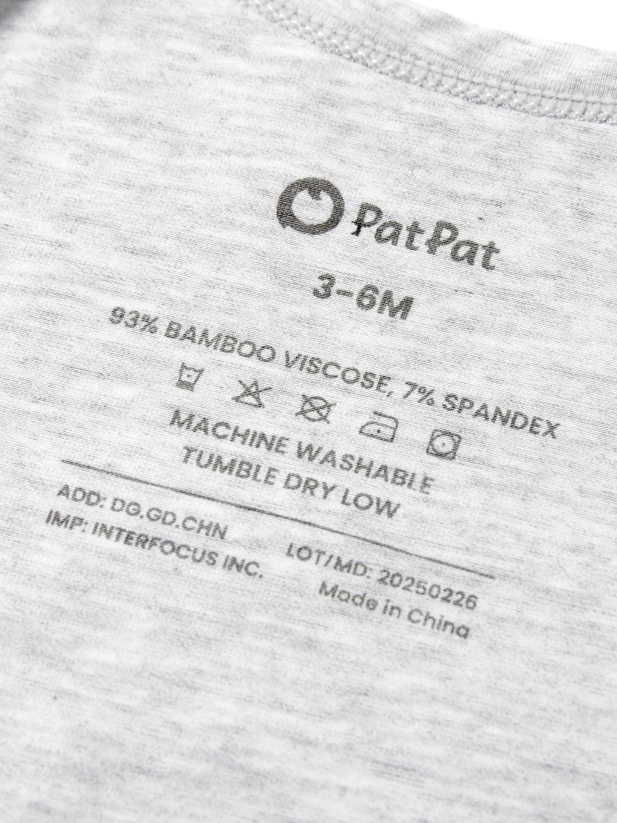 Bamboo Baby Boy/Girl Casual Romper Grey - Image 8