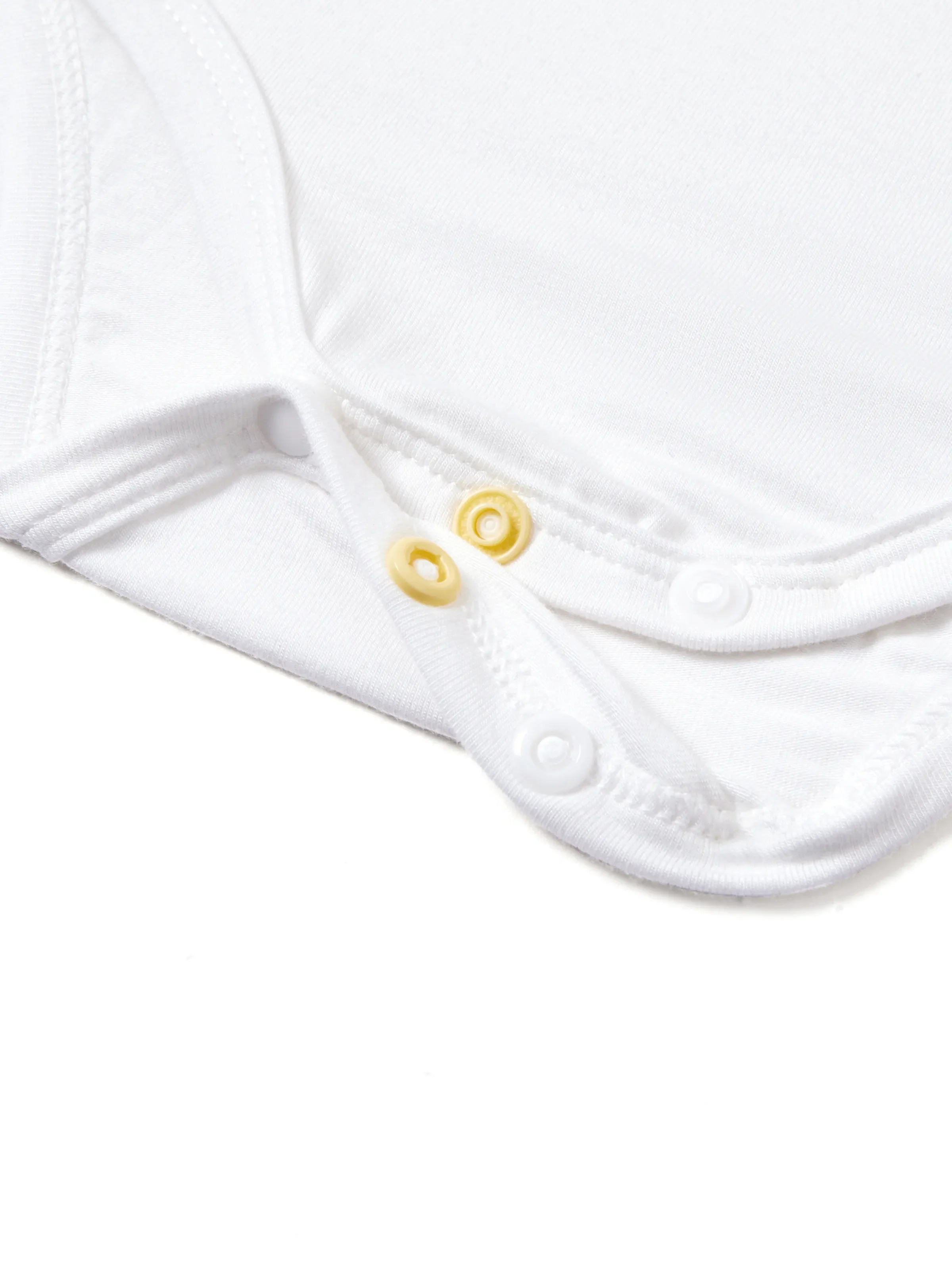 Bamboo Baby Boy/Girl Casual Romper White - Image 4