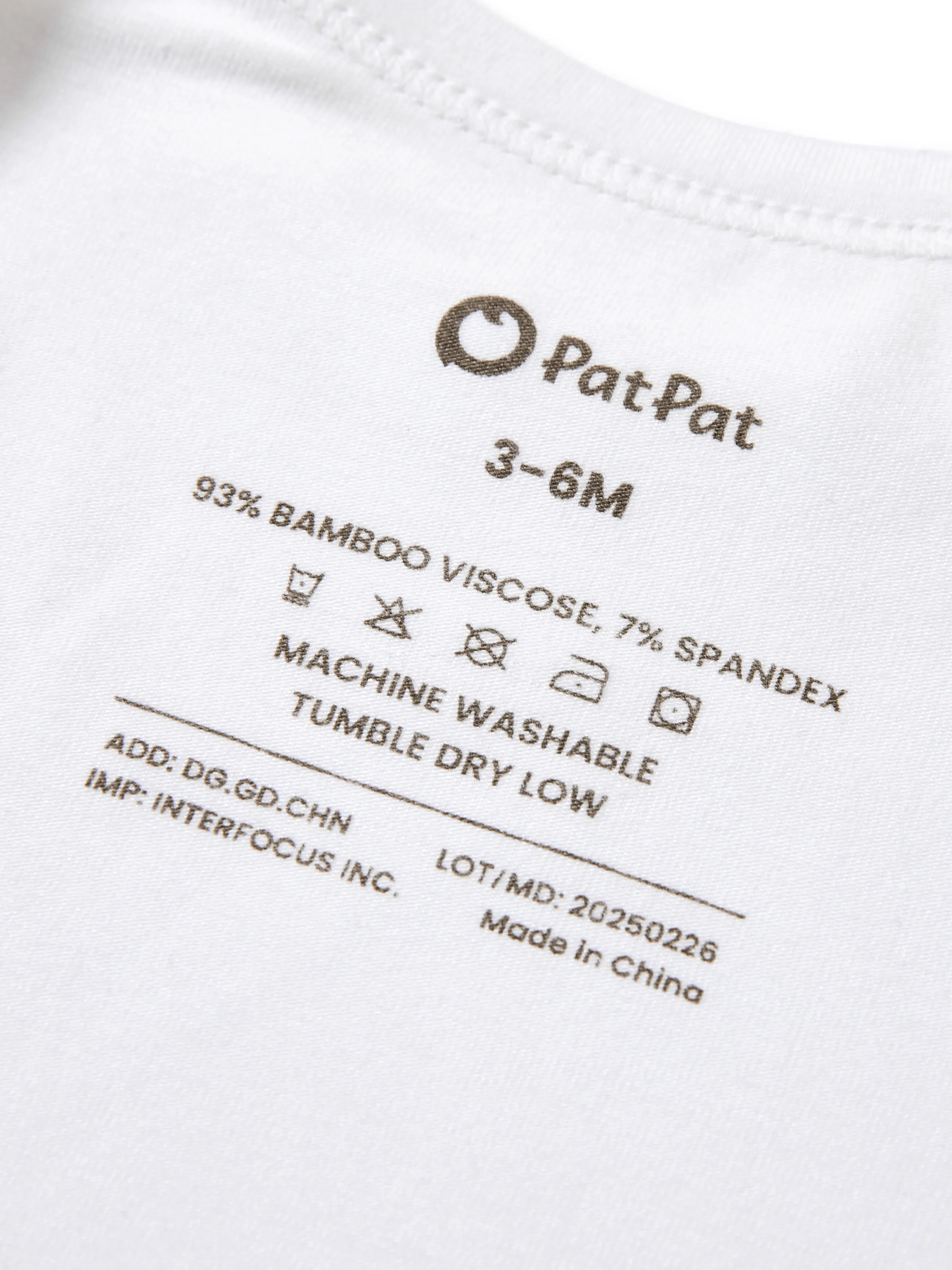 Bamboo Baby Boy/Girl Casual Romper White - Image 5