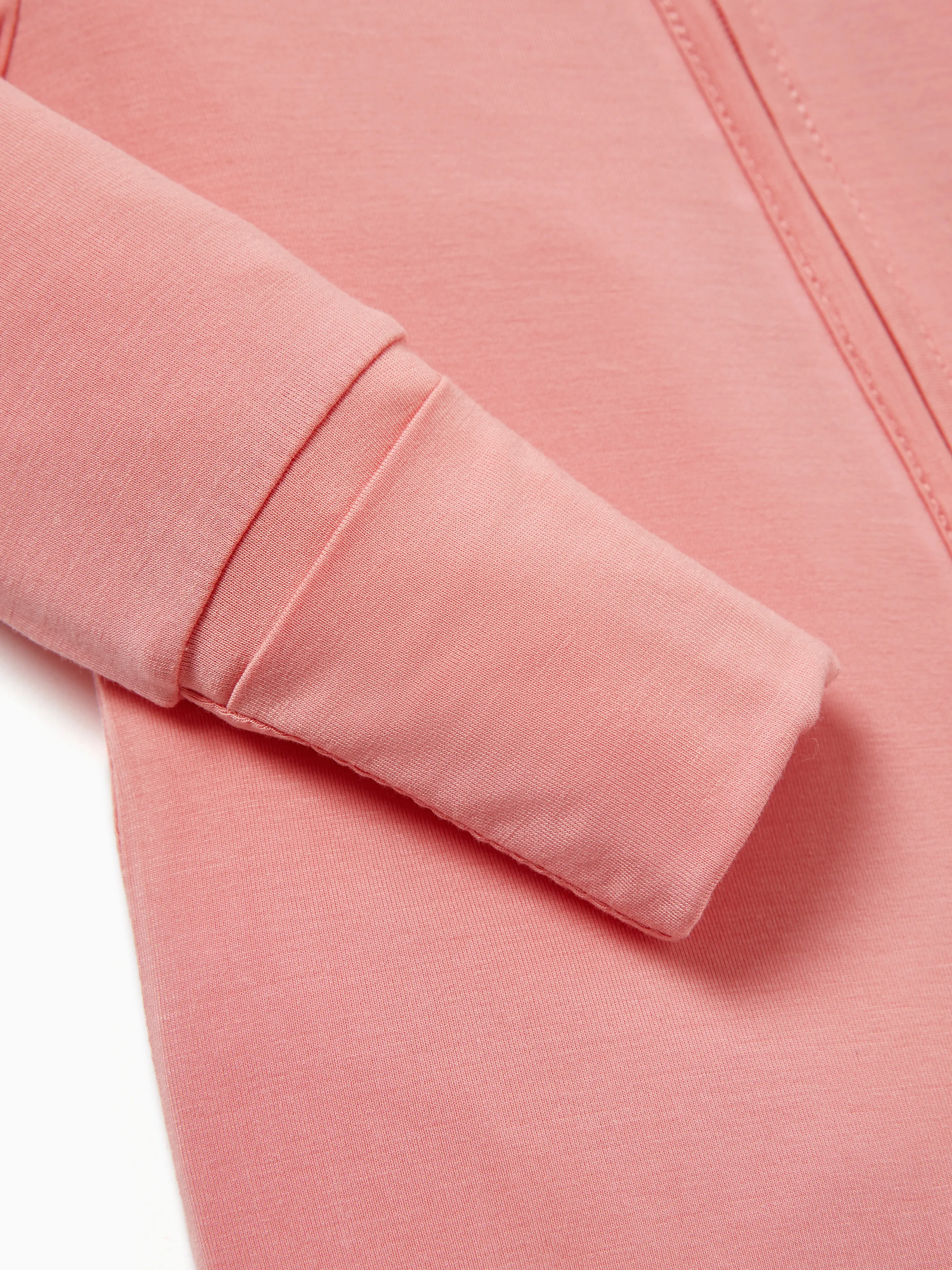 Bamboo Baby Boy / Girl Childlike Animal Pattern 2-way Zipper Footie Orange red - Image 9