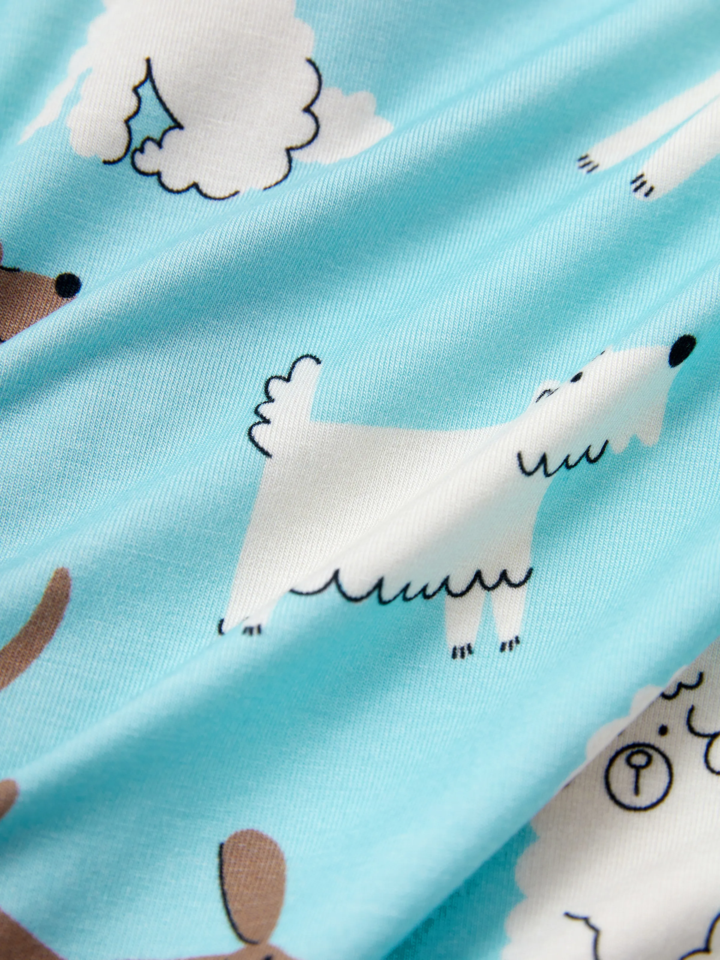 Bamboo Baby Boy/Girl 2-Pack Natural Animal or Plant Long Sleeve Romper 2-Way Zip Anti Slip Footie Brown - Image 8