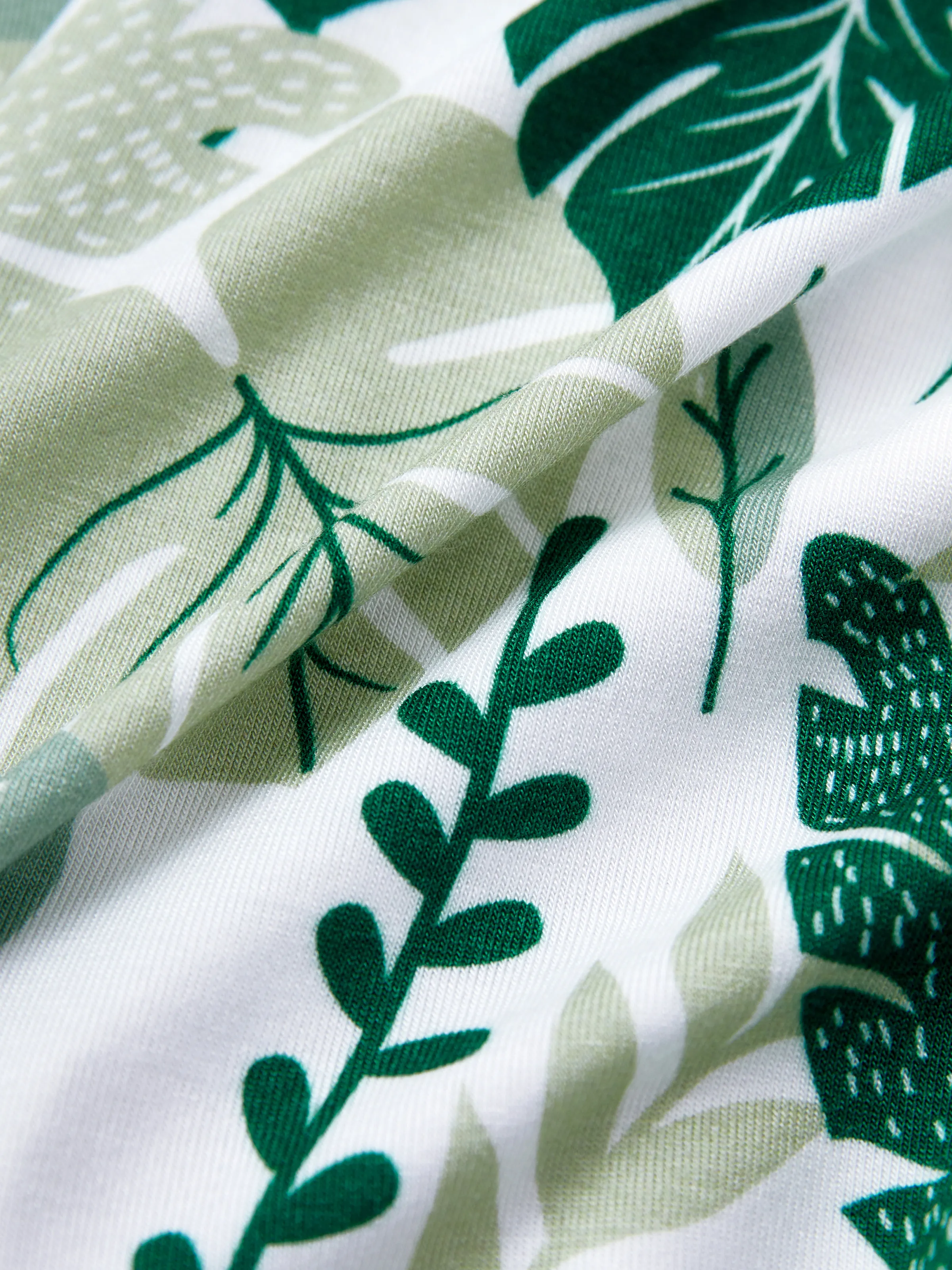 Bamboo Baby Boy/Girl 2-Pack Natural Animal or Plant Long Sleeve Romper 2-Way Zip Anti Slip Footie Green - Image 8