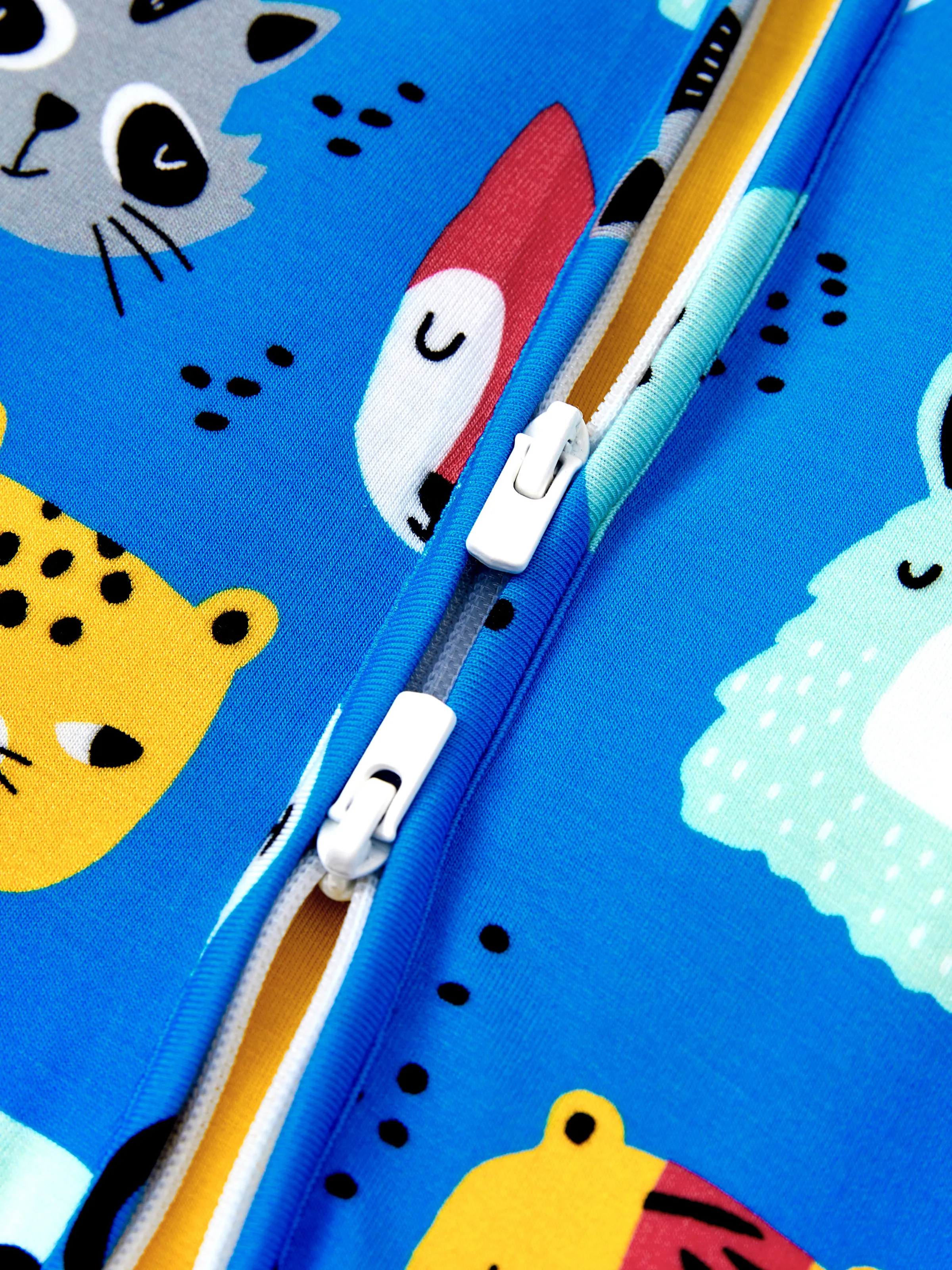 Bamboo Baby Boy/Girl 2-Pack Natural Animal or Plant Long Sleeve Romper 2-Way Zip Anti Slip Footie Yellow - Image 12