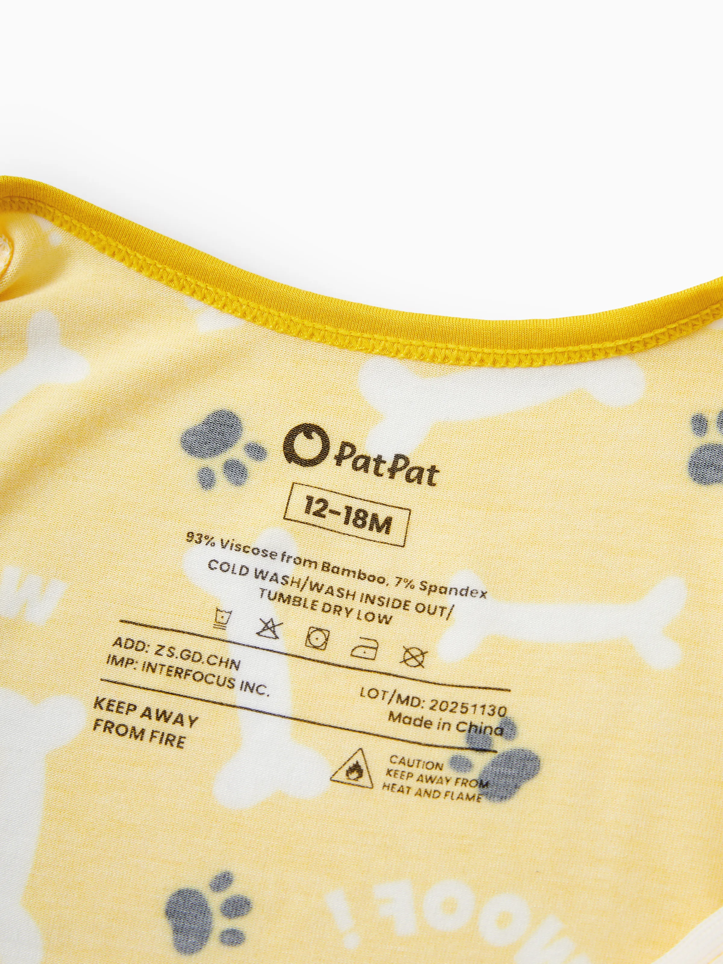 Bamboo Baby Boy/Girl 2-Pack Natural Animal or Plant Long Sleeve Romper 2-Way Zip Anti Slip Footie Yellow - Image 5