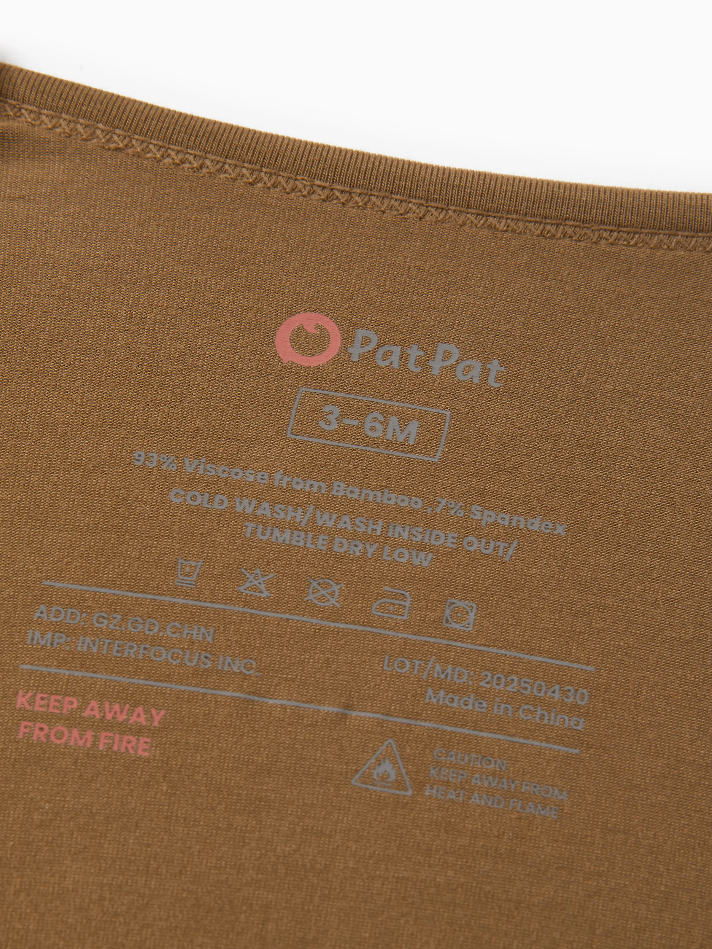 Bamboo Baby Boy/Girl 2-Pack Solid&Bee Printed 2-Way Zipper Anti Slip Footie Coffee - Image 13