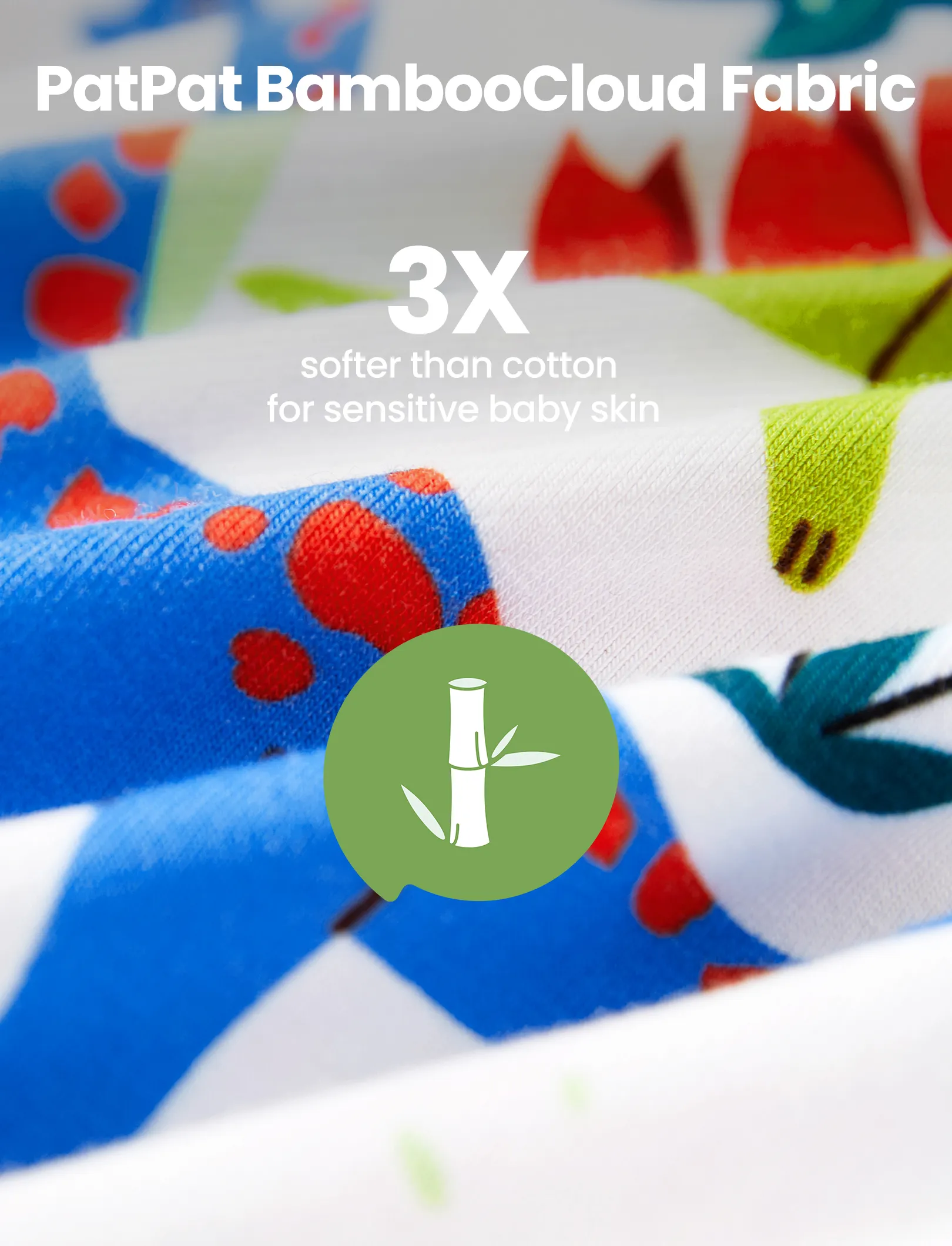 Bamboo Baby Boy/Girl Animal Printed 2-Way Zipper Anti Slip Long-sleeve Footie with Hairband Apricot Yellow - Image 4