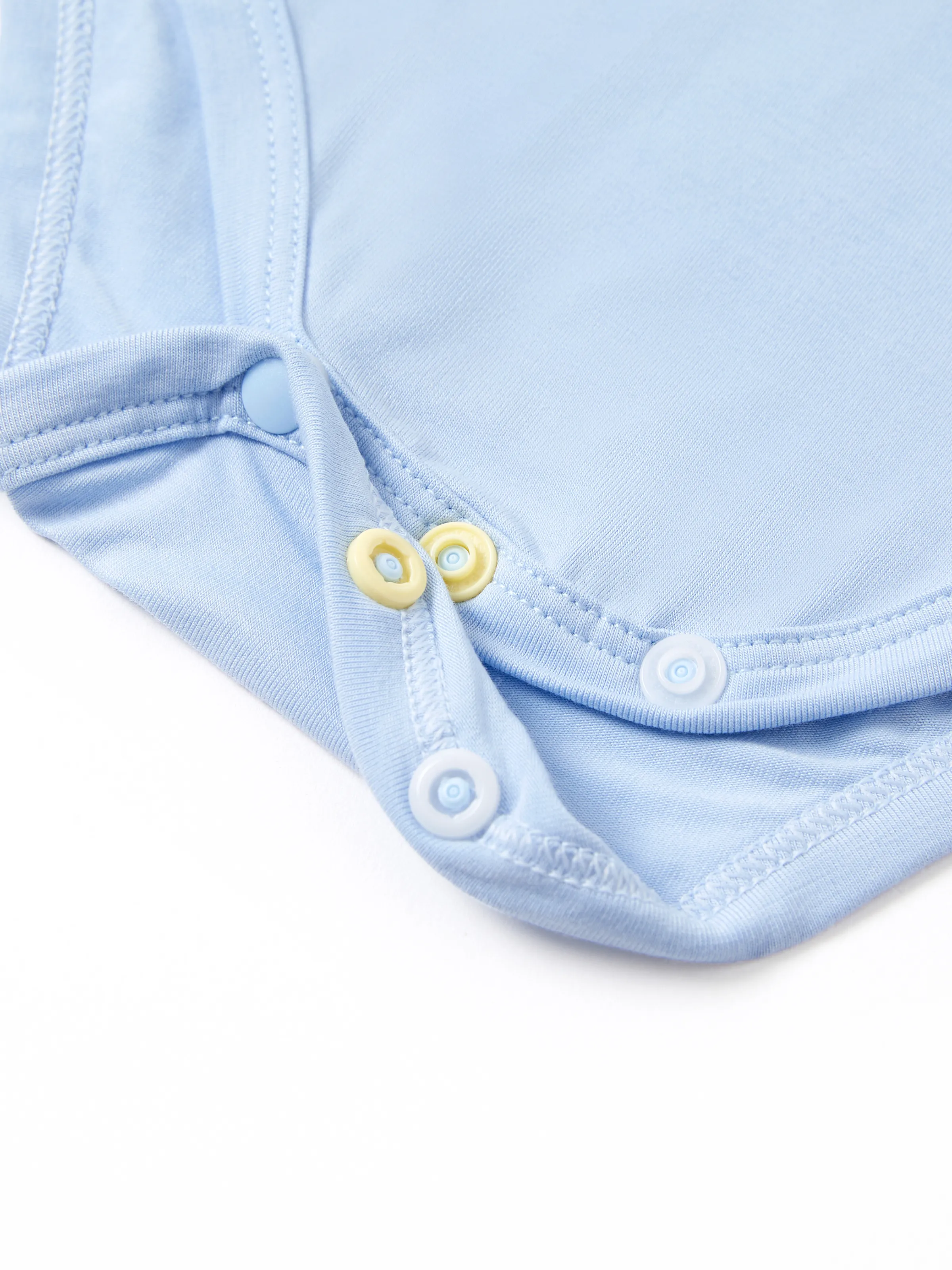 Bamboo Baby Boy/Girl Casual Romper Blue - Image 5