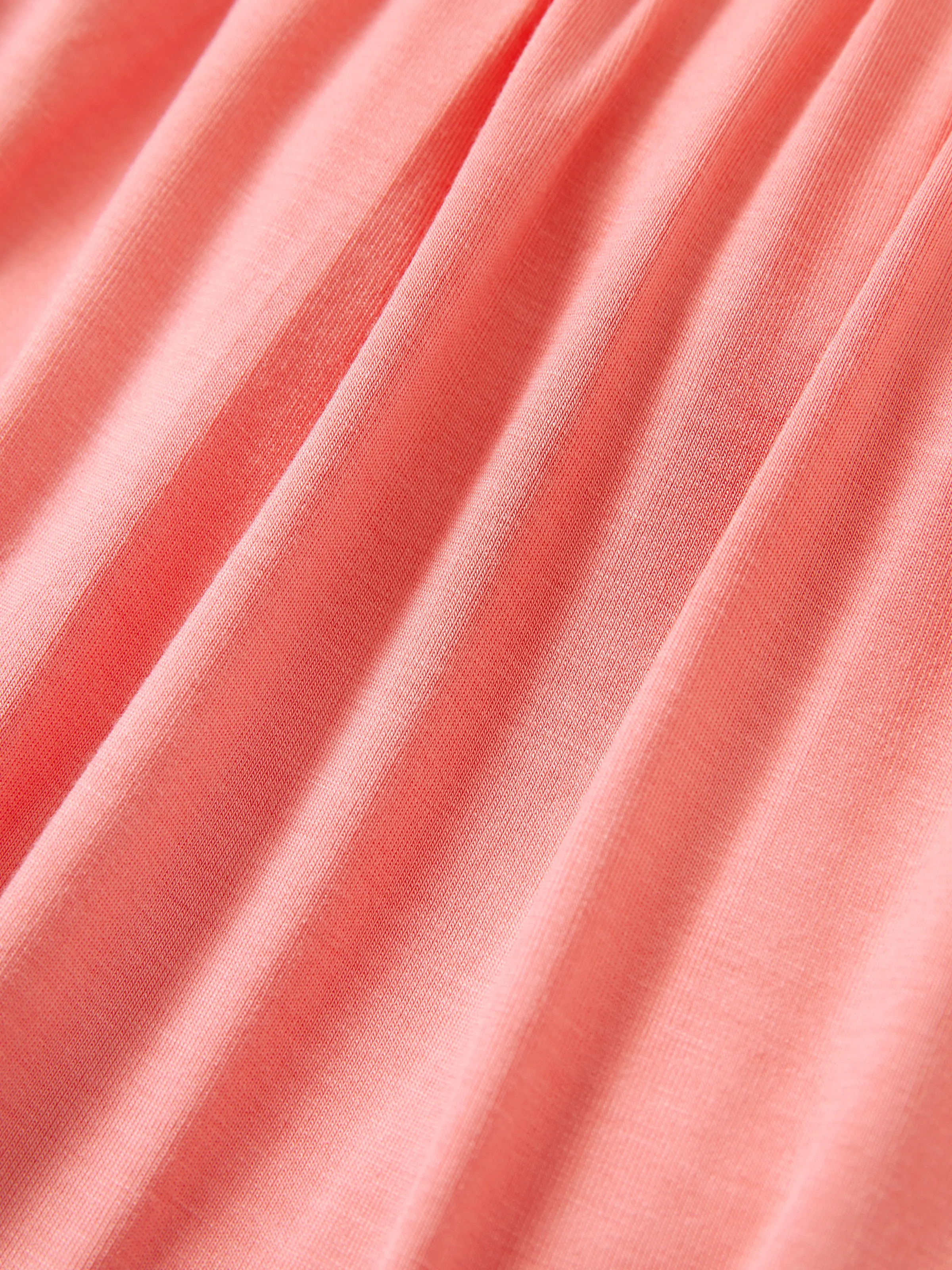 Bamboo Baby Girl Solid Color and Cartoon Animal Pattern 2-Piece Sleeveless Dress With Bodysuit Set incarnadinepink - Image 12