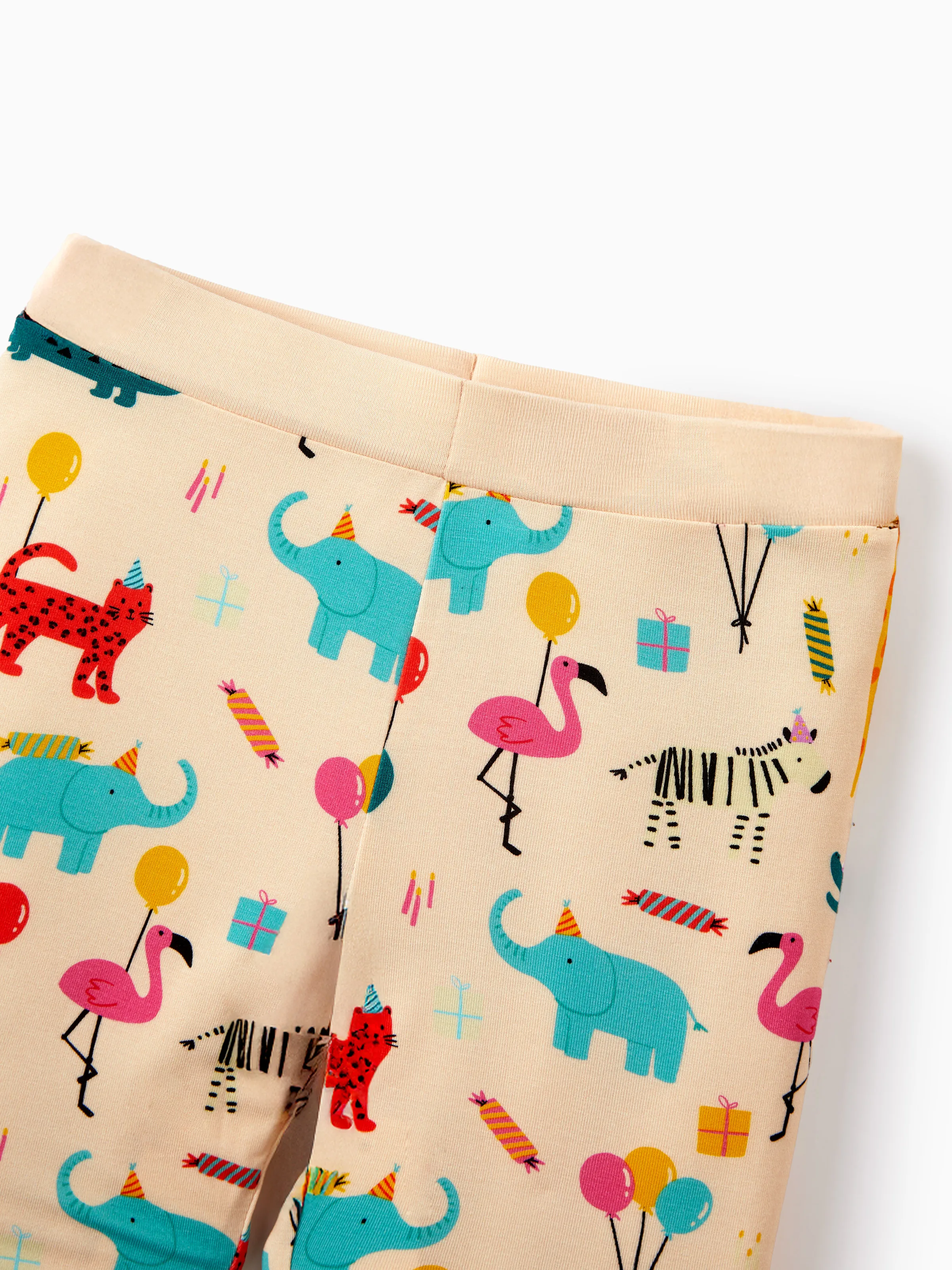 Bamboo Baby/Toddler 2pcs Childlike Printed Snug-Fitting Pajama Sets Pale Yellow - Image 8