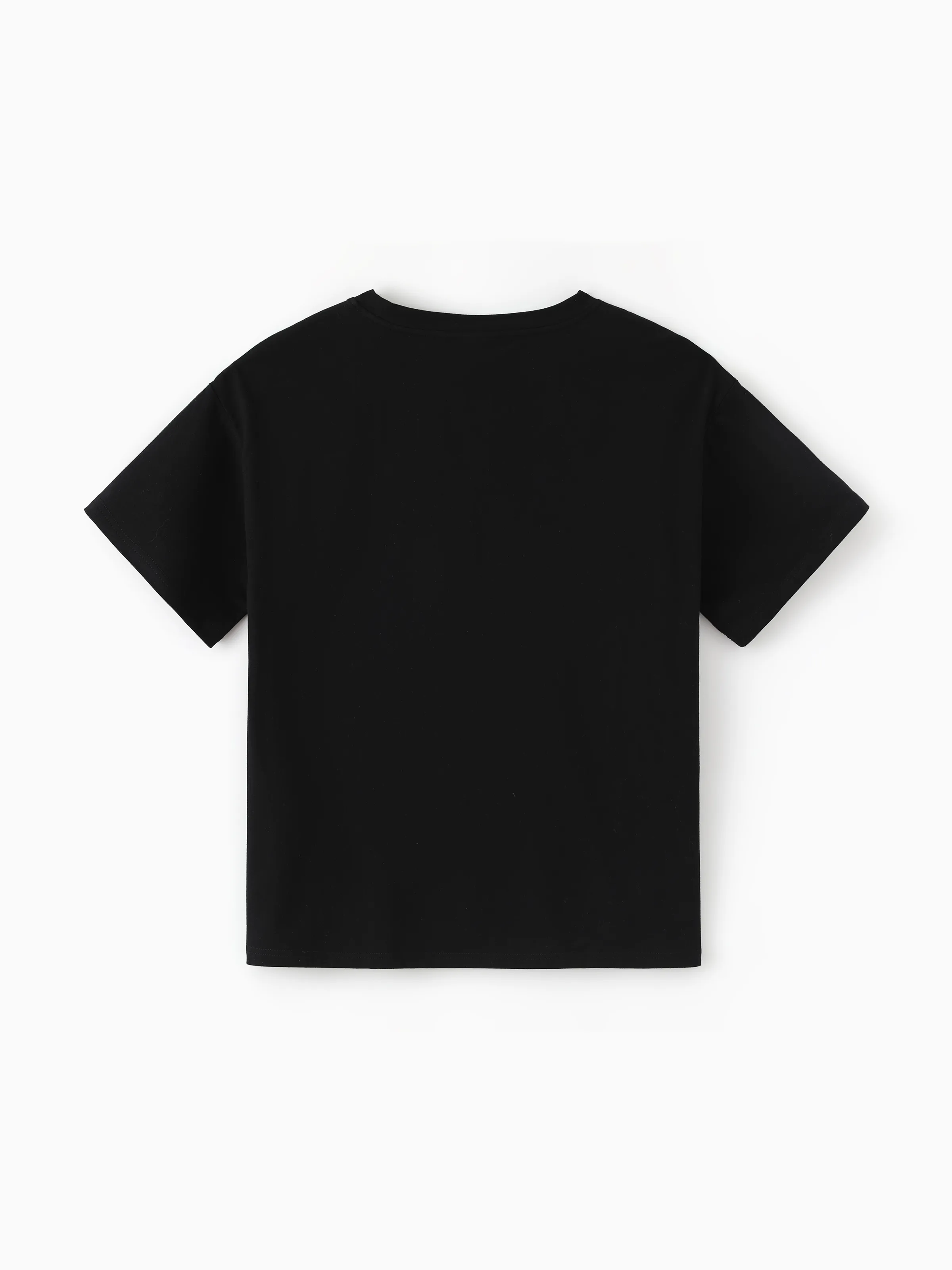 Barbie Mommy and Me Letter Print Short Sleeve Cotton Tee Black - Image 3