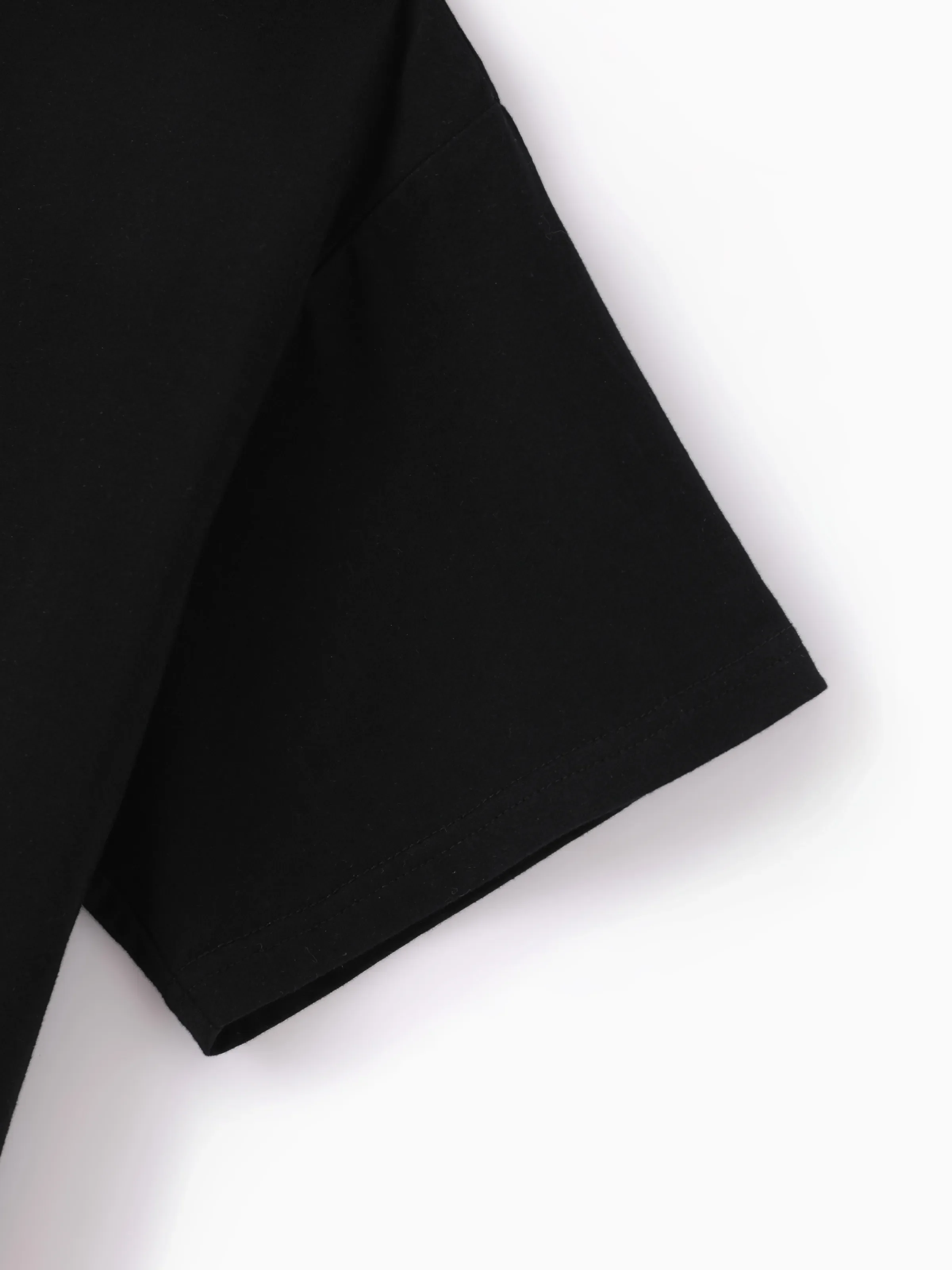 Barbie Mommy and Me Letter Print Short Sleeve Cotton Tee Black - Image 6