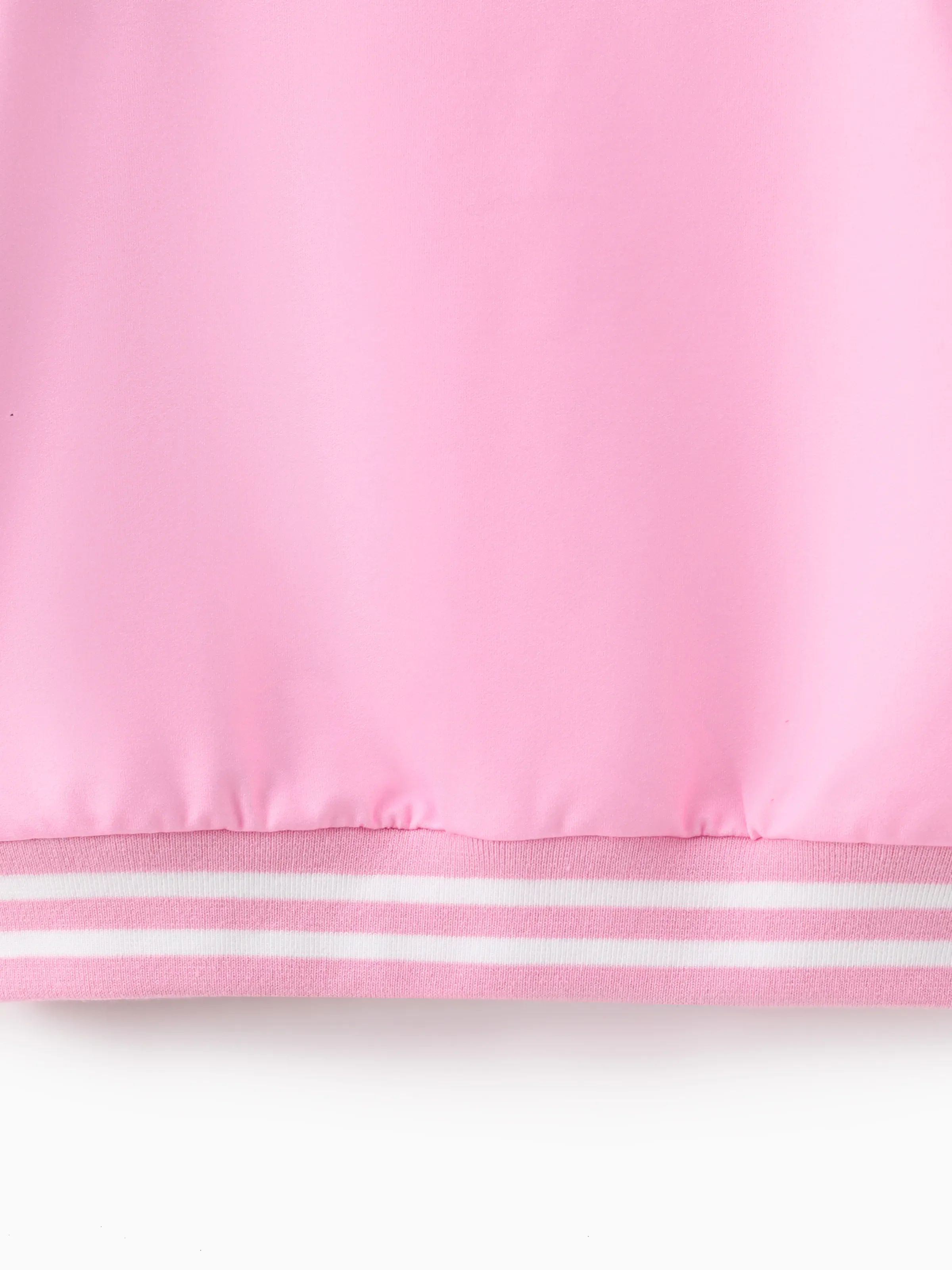 Barbie Outfit Toddler/Kid Girl Naia™ Letter Print Colorblock Lightweight Bomber Jacket Pink - Image 6