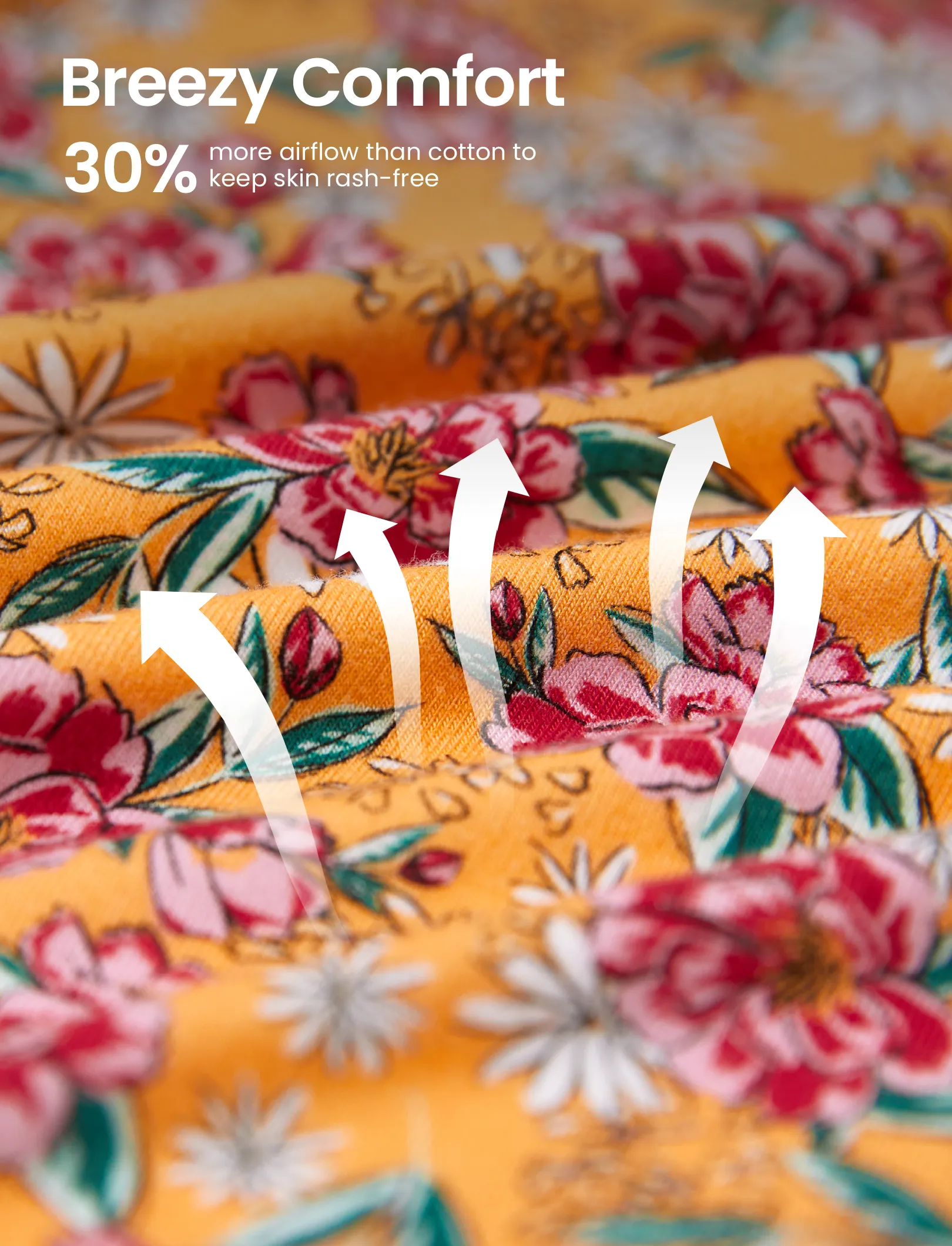 Christmas / Halloween Pajama 2-Piece Upgraded Thick Bamboo Pajama Set With Childlike Print for Toddler / Kids Girl (Snug-Fitting) Orange - Image 3