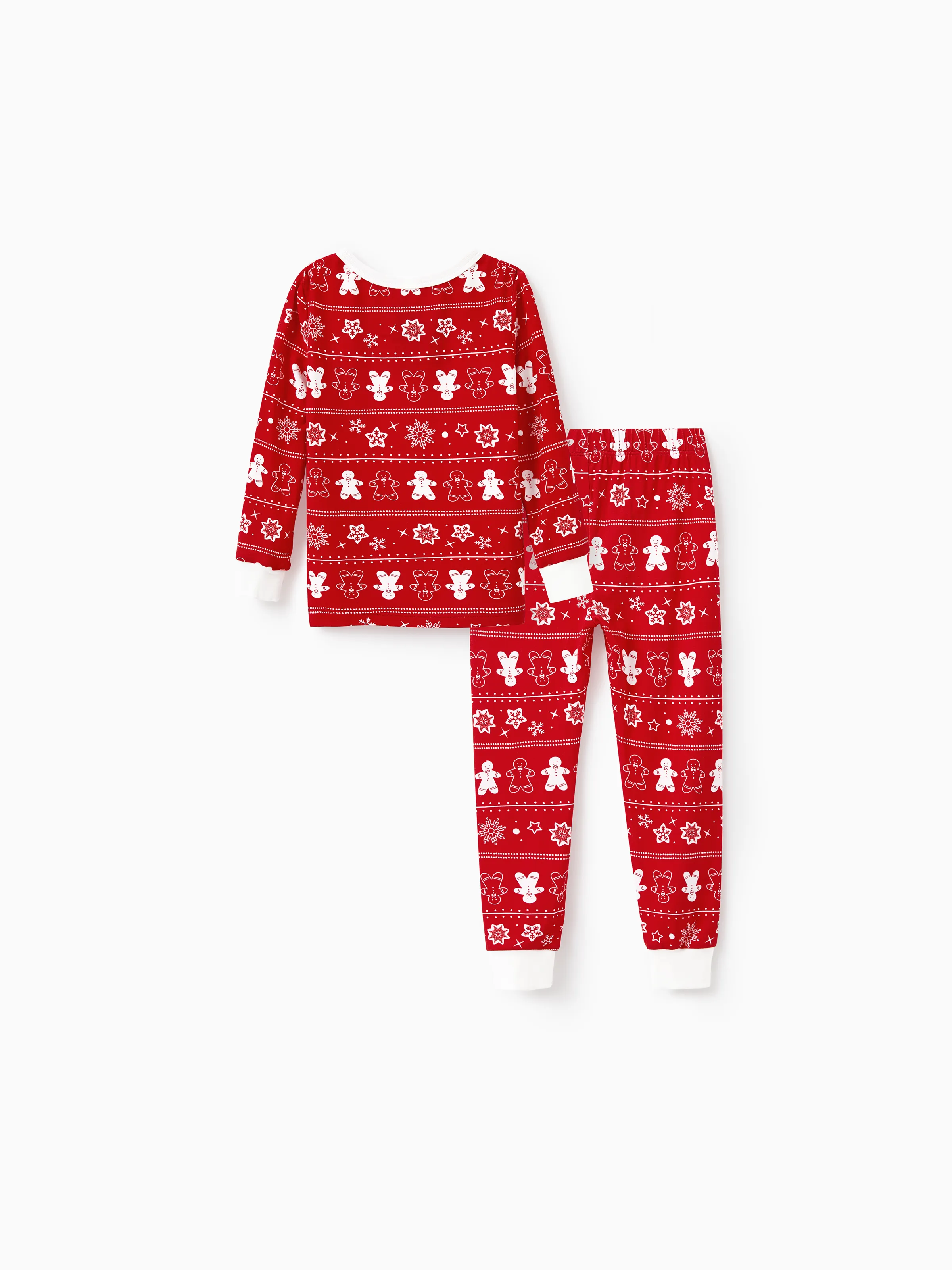Christmas / Halloween Pajama 2-piece Bamboo Pajamas Set With Childlike Print for Baby / Toddler( Snug-Fitting) Red - Image 7
