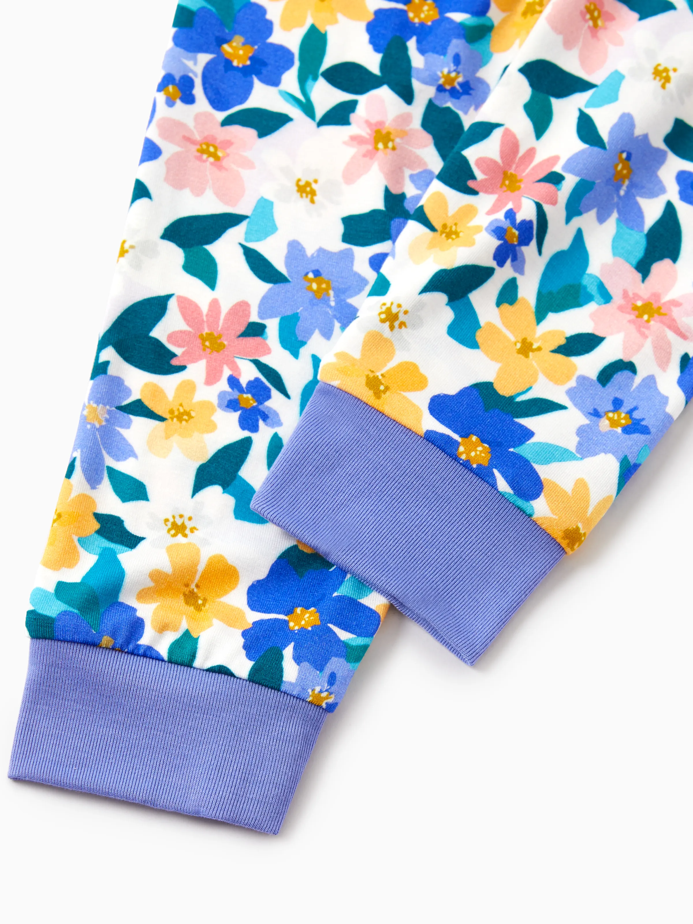 Christmas / Halloween Pajama 2-piece Bamboo Pajamas Set With Childlike Print for Baby / Toddler( Snug-Fitting) Violet - Image 6