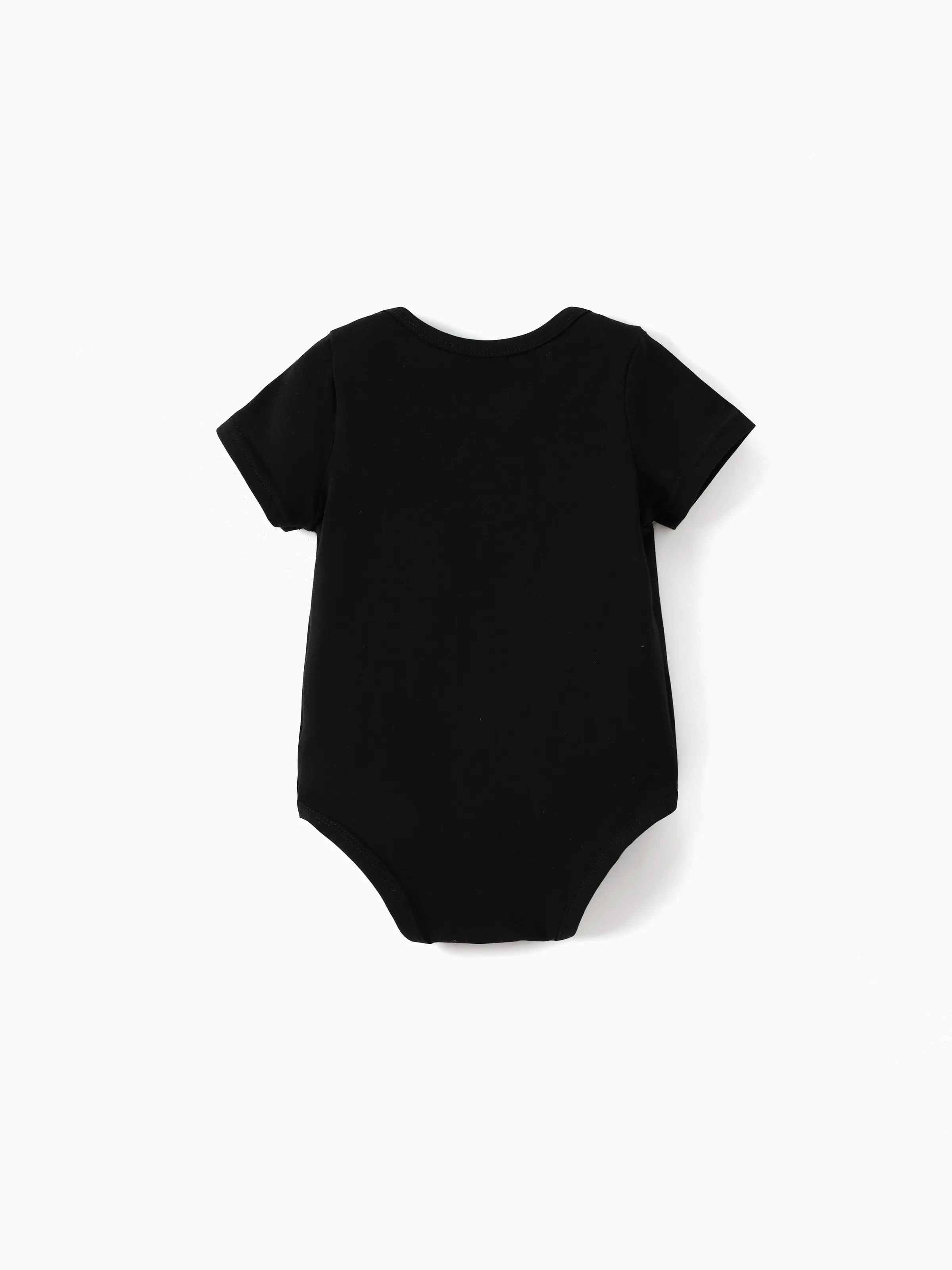 Disney Mickey and Friends Family matching 1pc Mickey Mouse Allover Print Sporty Dress/Cotton Top /Romper Expression Casual Suits Family Set Black - Image 13