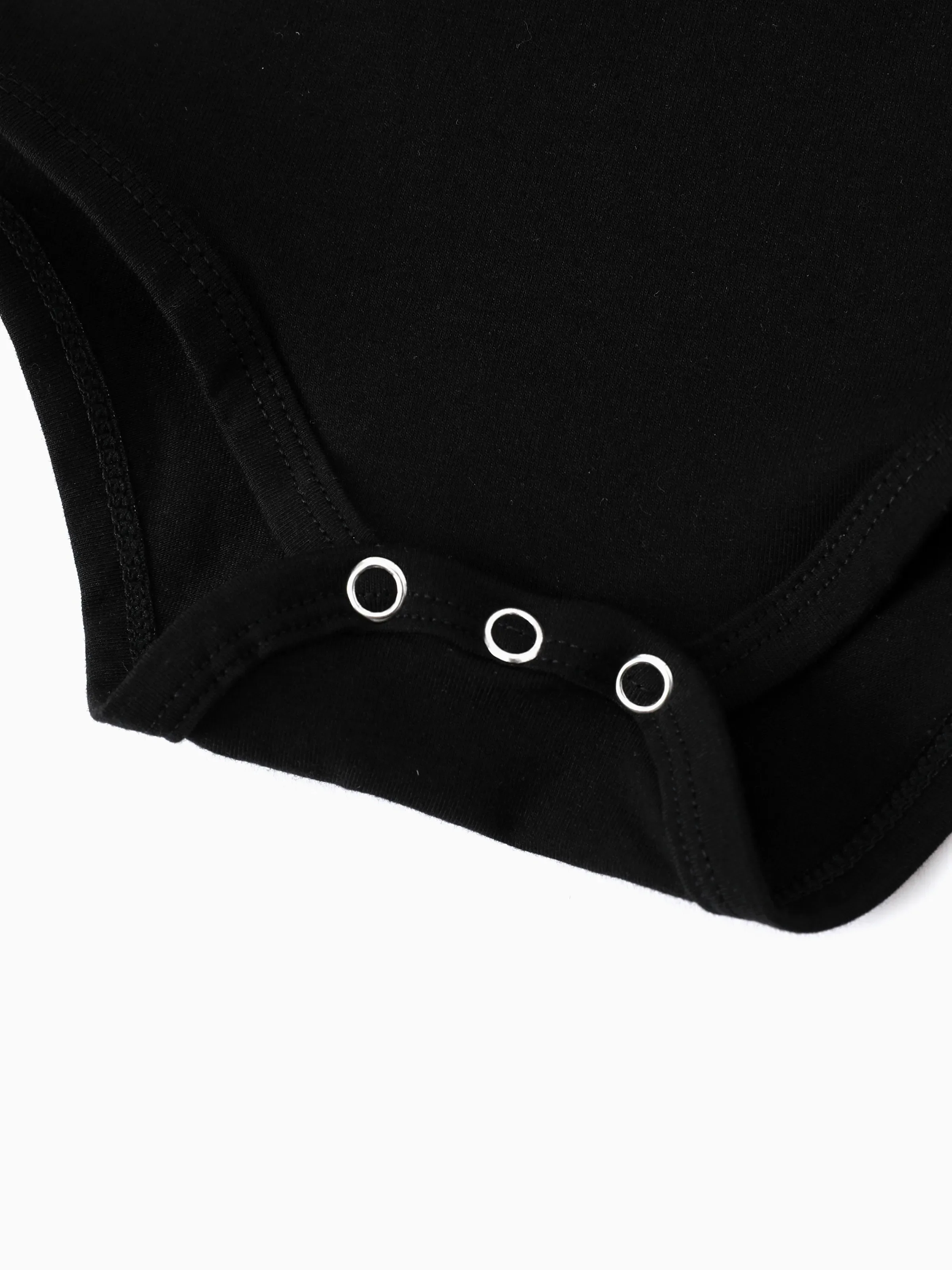 Disney Mickey and Friends Family matching 1pc Mickey Mouse Allover Print Sporty Dress/Cotton Top /Romper Expression Casual Suits Family Set Black - Image 16