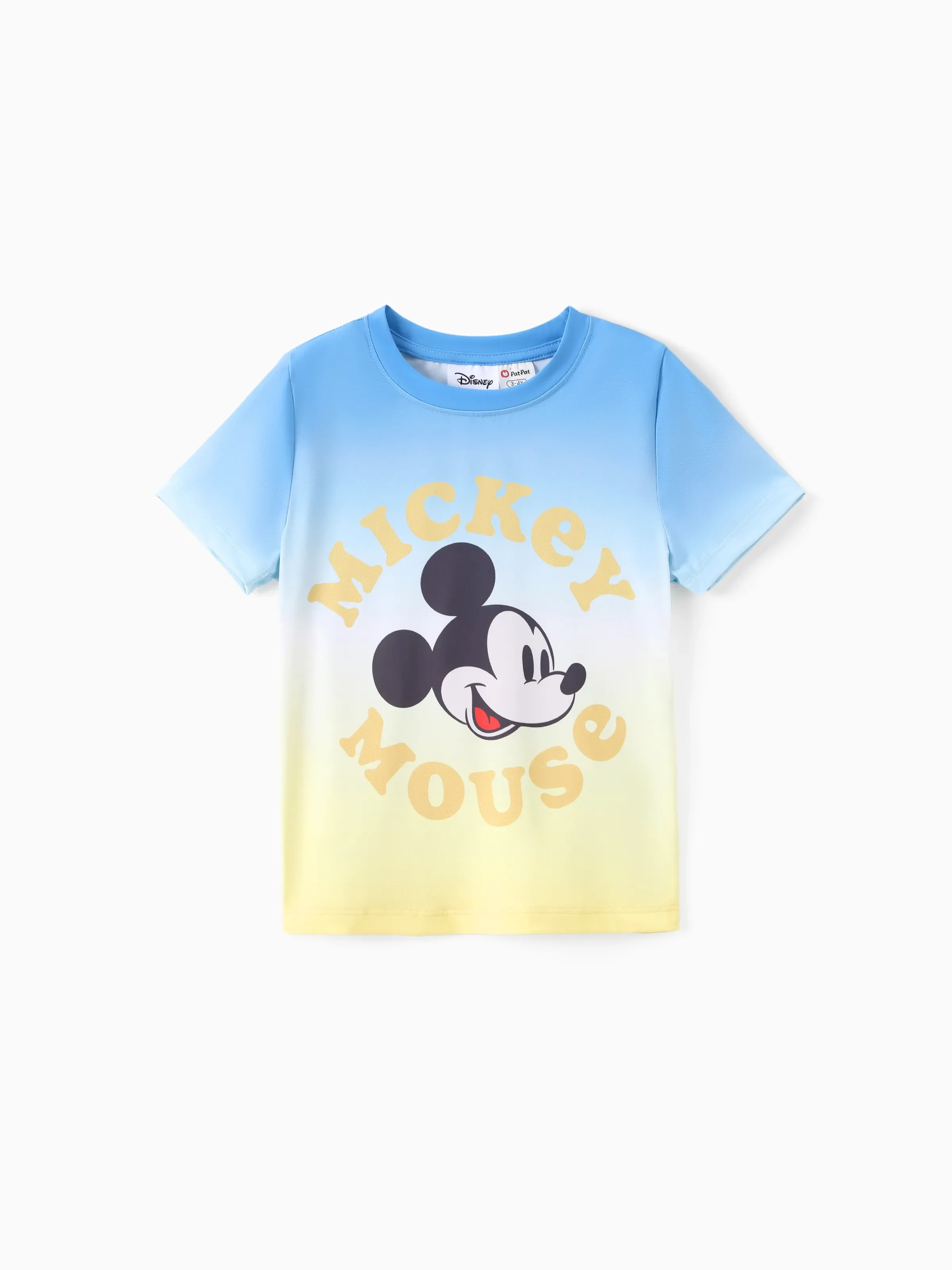 Disney Mickey and Friends Family matching Mickey Mouse Allover Print Denim Dresse/Jumpsuit/T-shirt Blue - Image 17