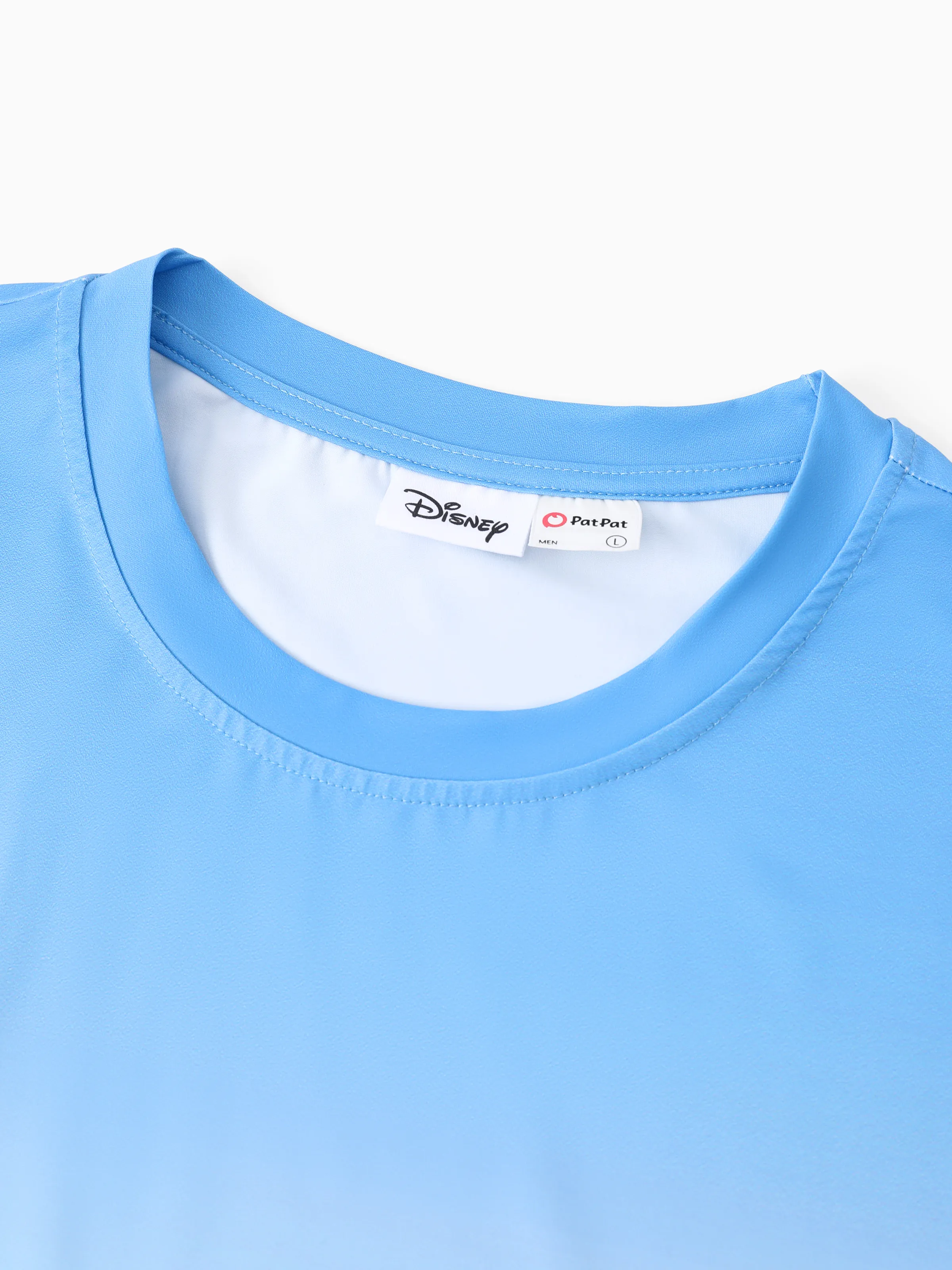 Disney Mickey and Friends Family matching Mickey Mouse Allover Print Denim Dresse/Jumpsuit/T-shirt Blue - Image 26