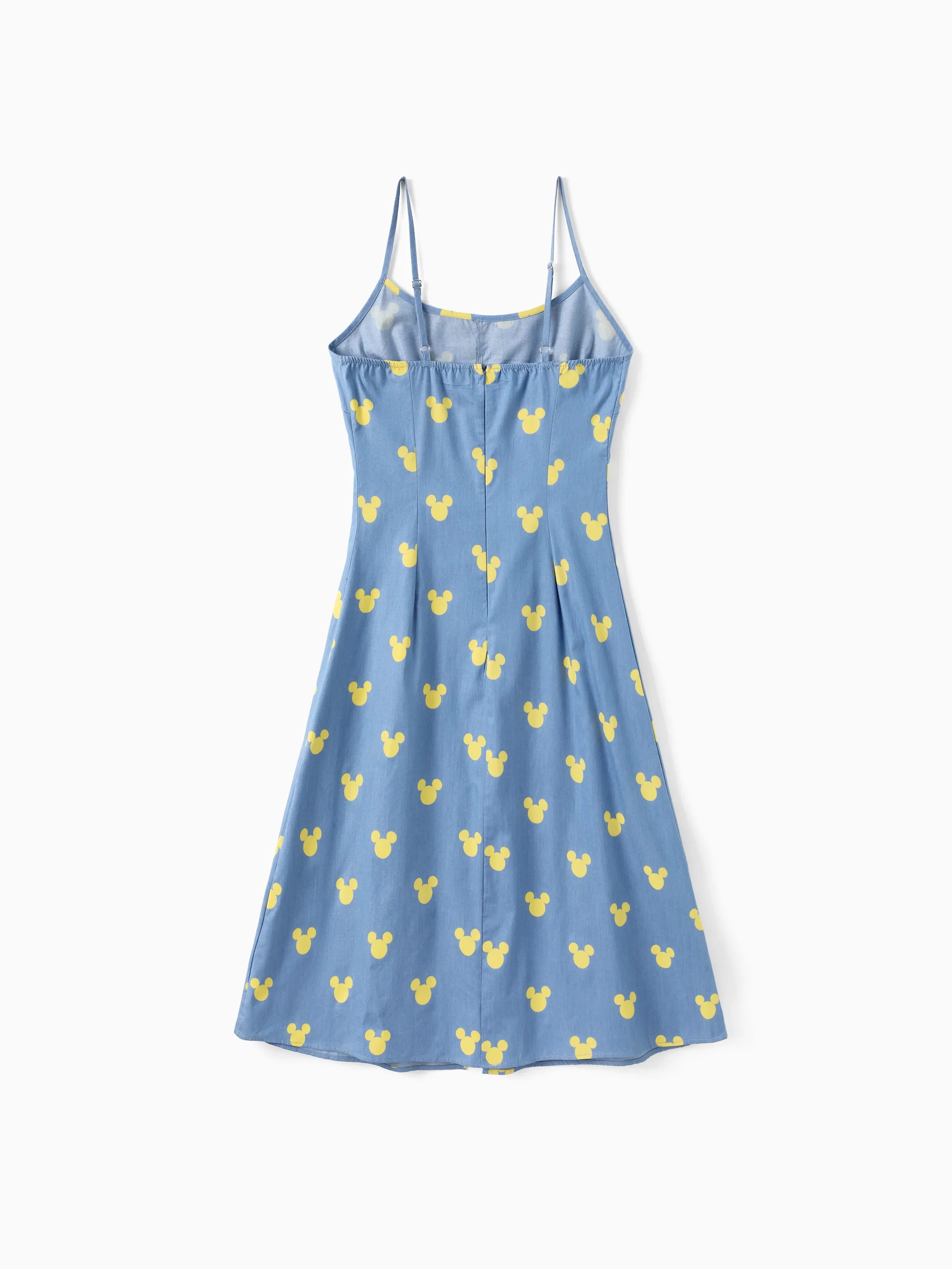 Disney Mickey and Friends Family matching Mickey Mouse Allover Print Denim Dresse/Jumpsuit/T-shirt Blue - Image 3
