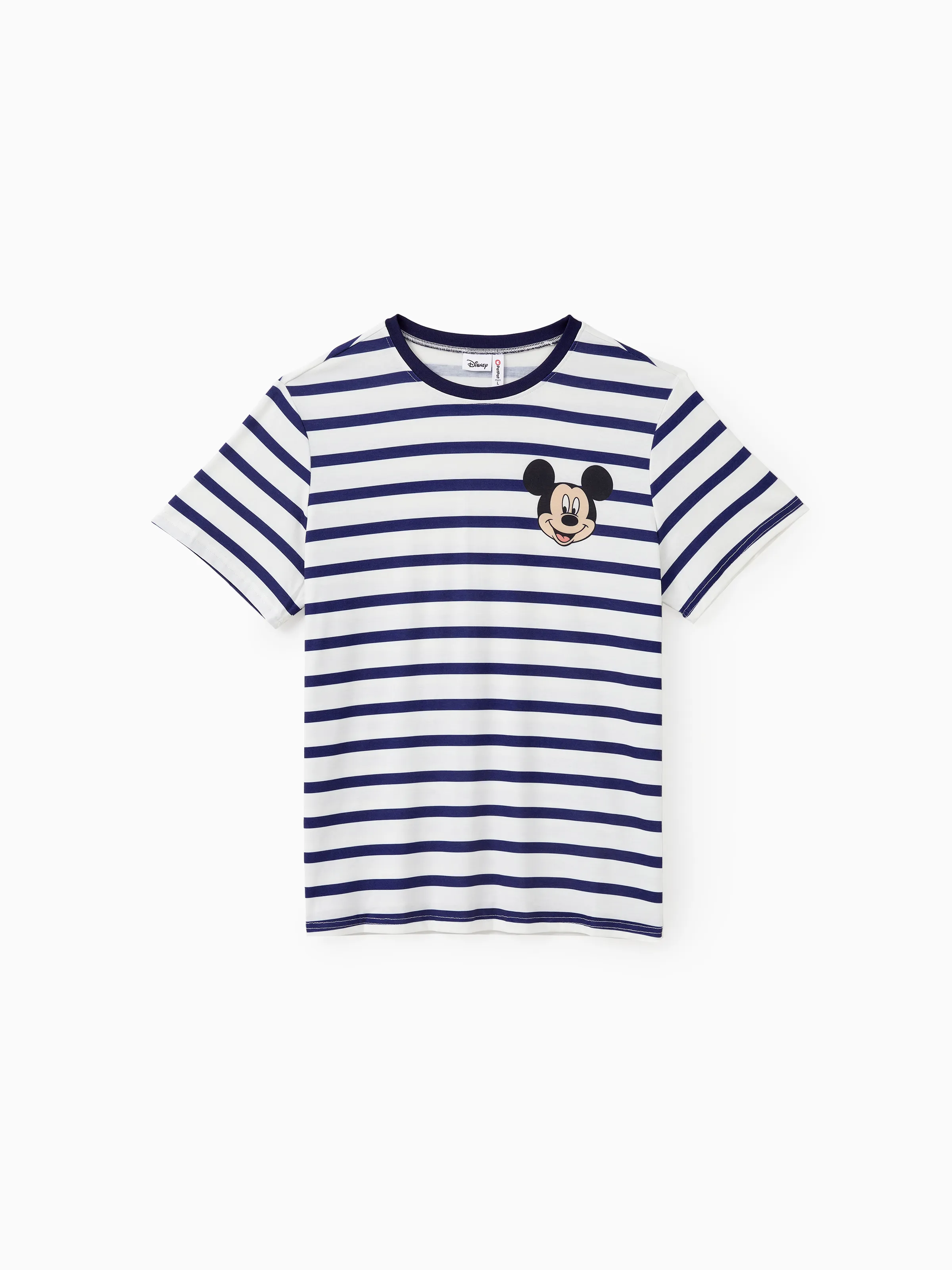 Disney Mickey and Friends Family Matching Stripe & Character Print Short-sleeve Naia™ Dresses and T-shirts Sets COLOREDSTRIPES - Image 15