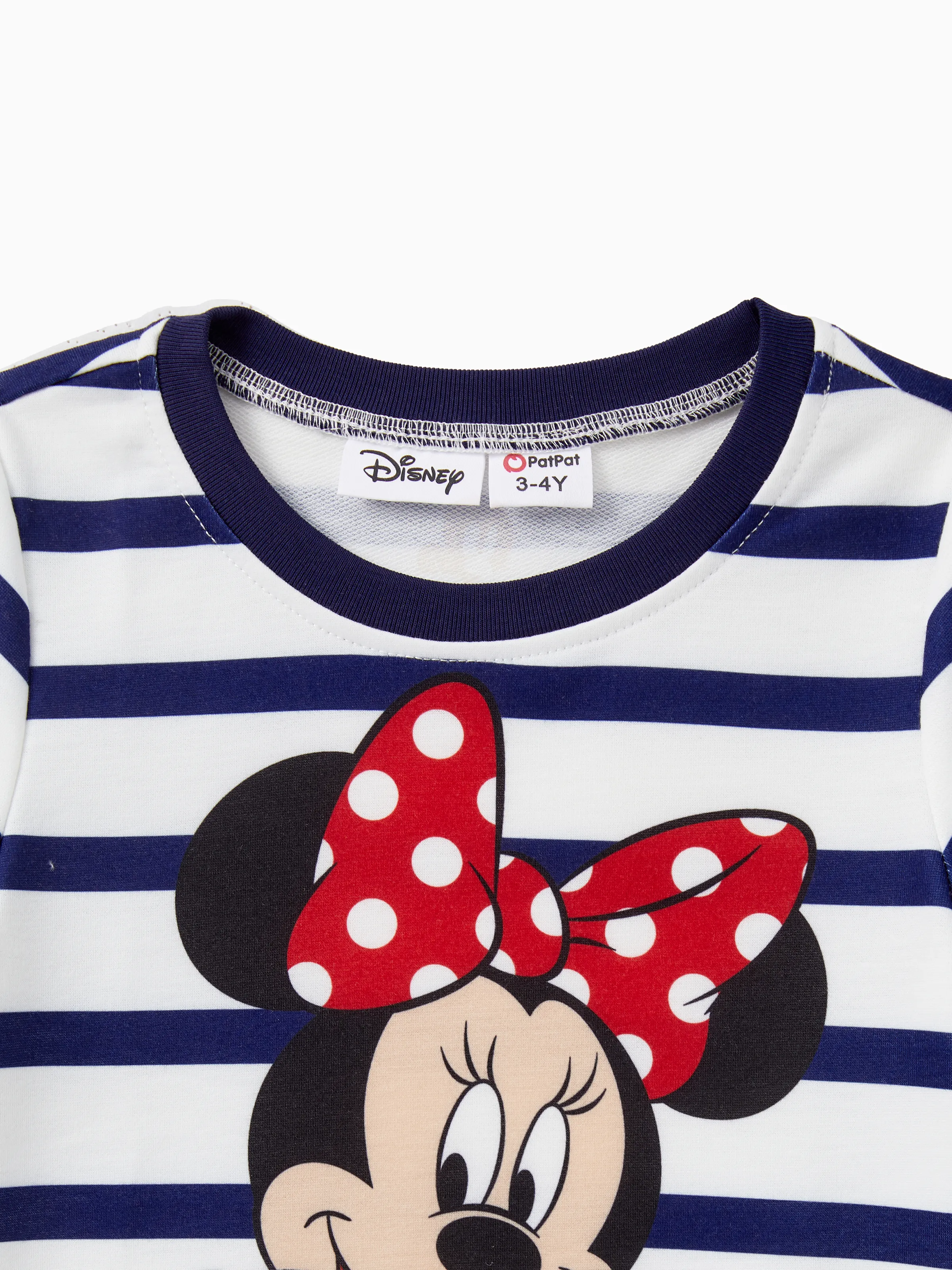 Disney Mickey and Friends Family Matching Stripe & Character Print Short-sleeve Naia™ Dresses and T-shirts Sets COLOREDSTRIPES - Image 8