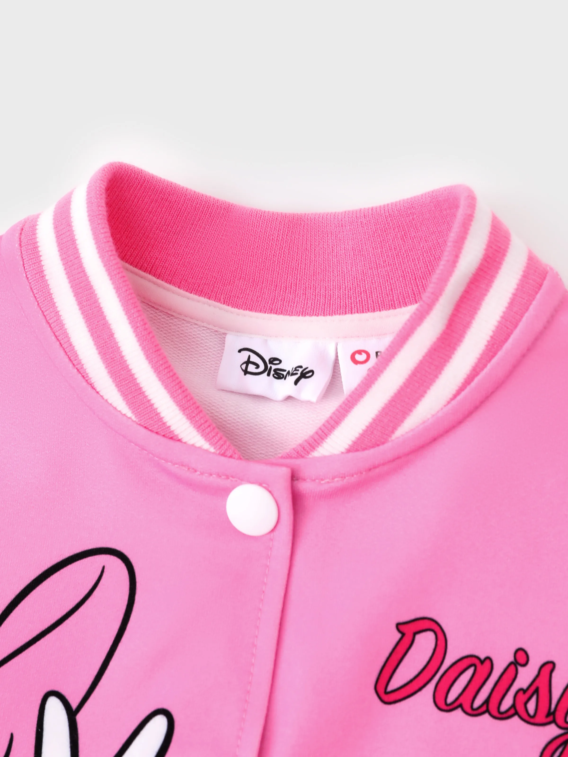 Disney Mickey and Friends Toddler/Kid Girl Daisy Lightweight Bomber Jacket Pink - Image 3