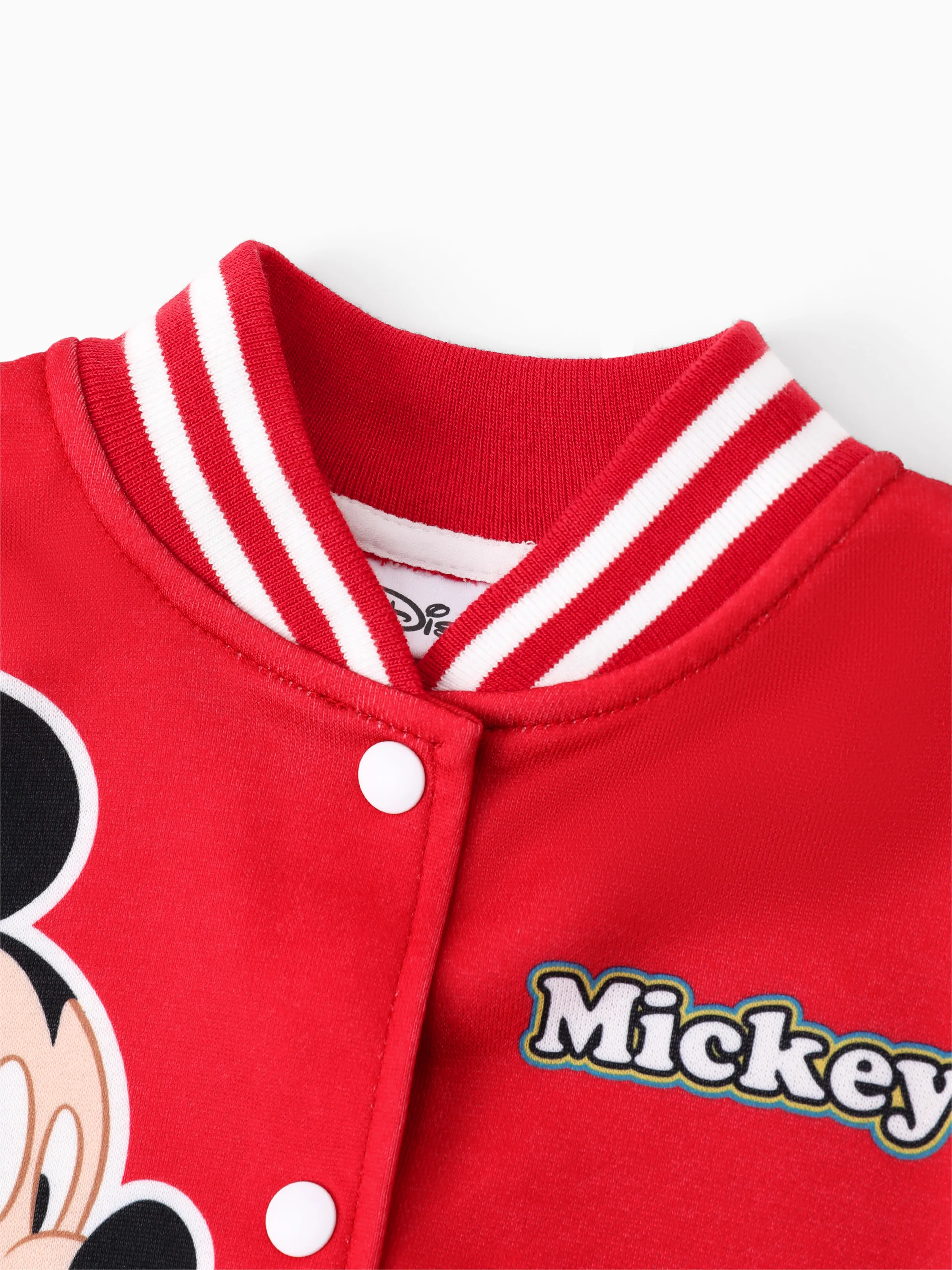 Disney Mickey and Friends Toddler/Kid Boy Mickey Lightweight Bomber Jacket Red - Image 4
