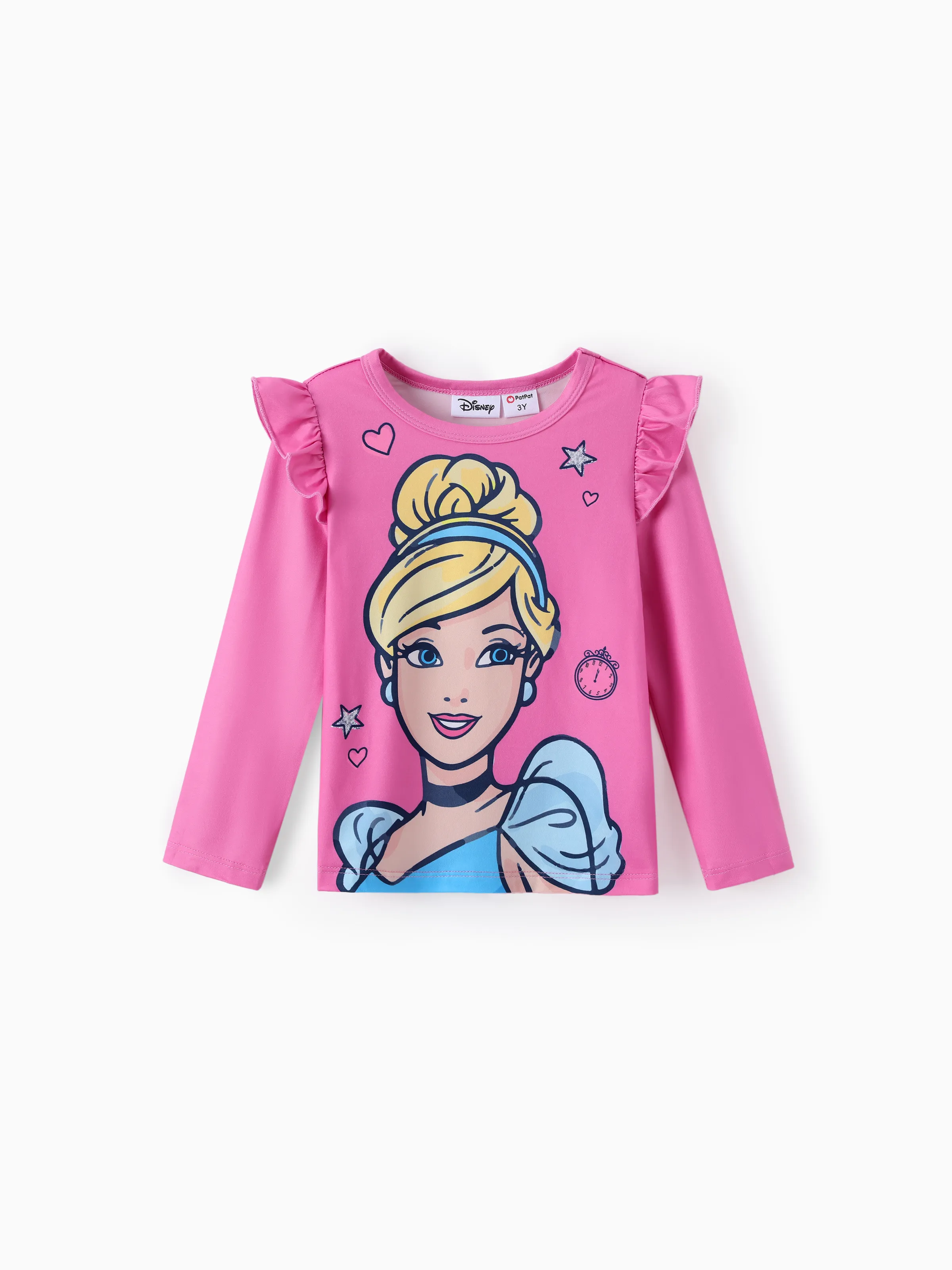 Disney Princess Baby Girl 2pcs Cinderella Print Top and Leggings Set Pink - Image 4