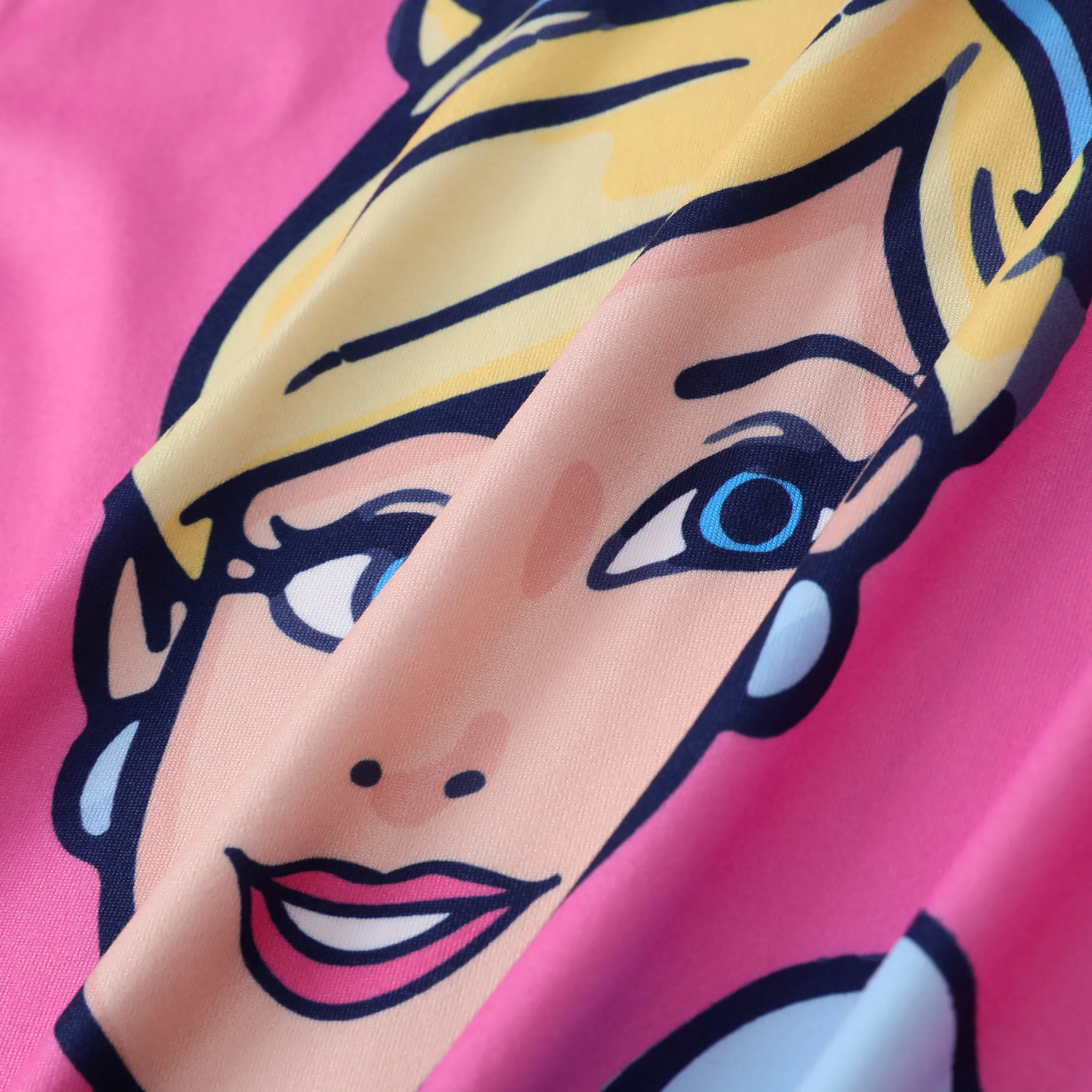 Disney Princess Baby Girl 2pcs Cinderella Print Top and Leggings Set Pink - Image 9