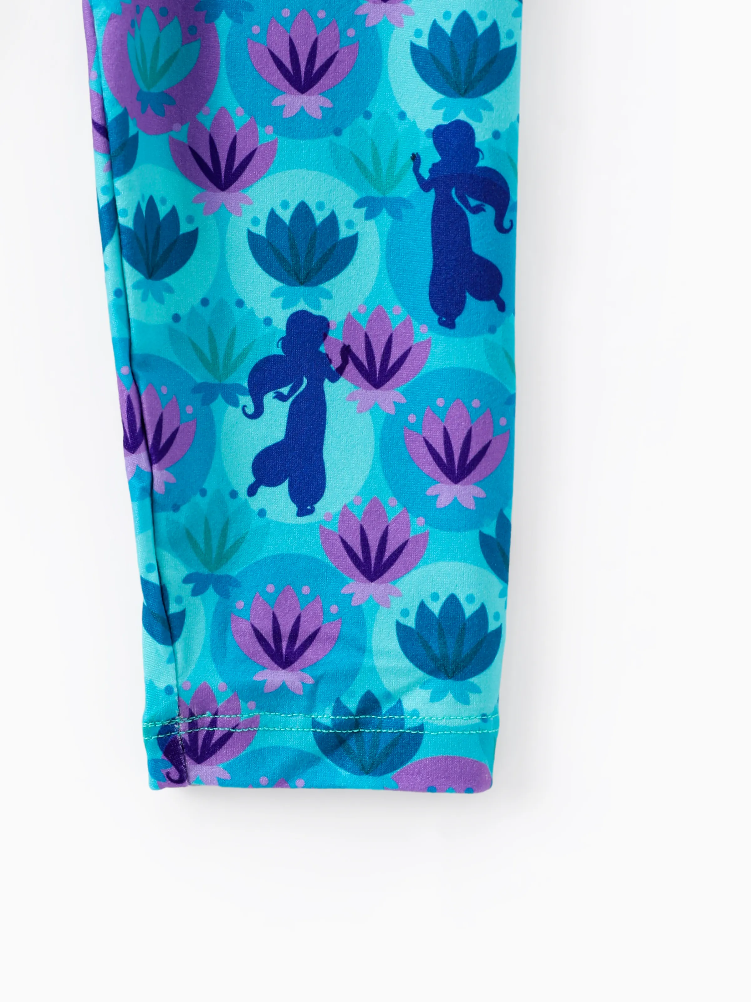 Disney Princess Baby Girl 2pcs Jasmine Print Top and Leggings Set Turquoise - Image 10