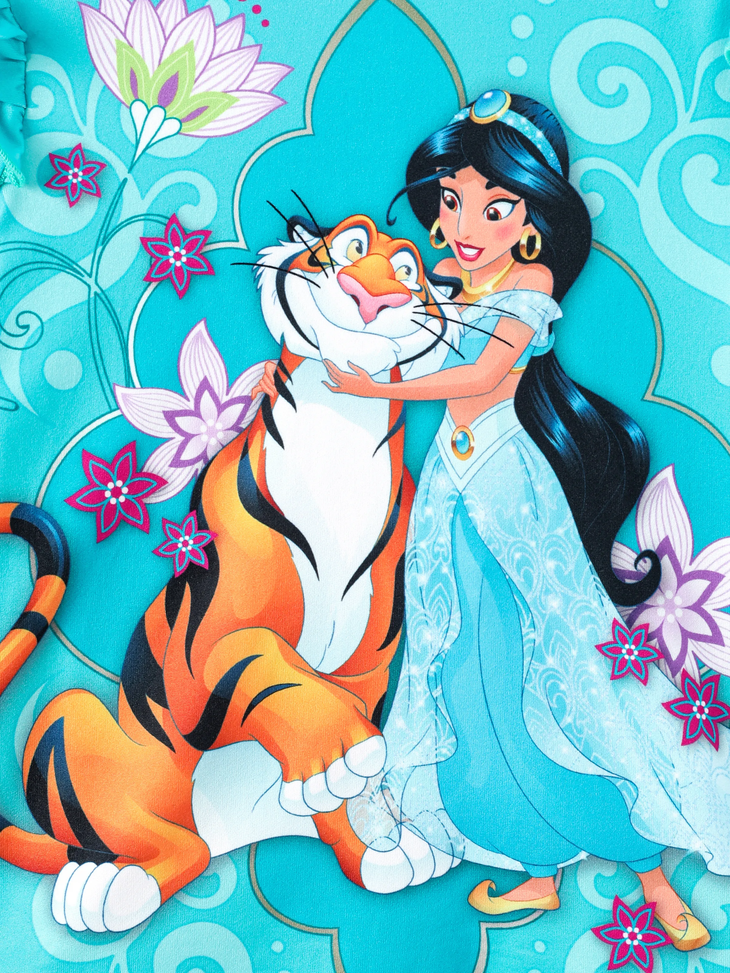 Disney Princess Baby Girl 2pcs Jasmine Print Top and Leggings Set Turquoise - Image 6