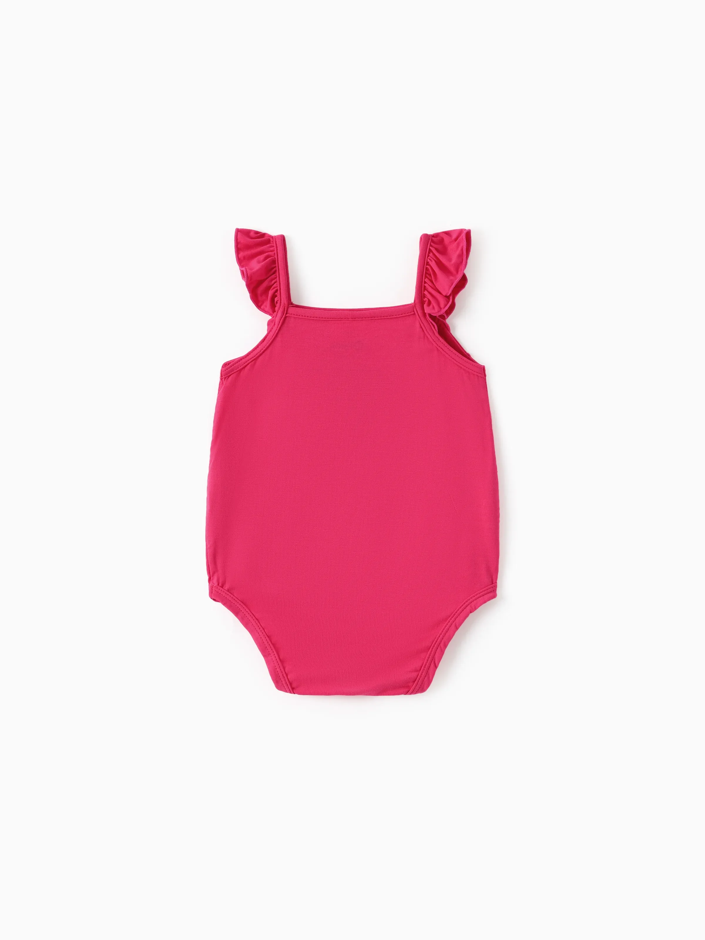 Disney Princess Baby Girl Bamboo 2-Pack Dress and Romper Set Hot Pink - Image 11