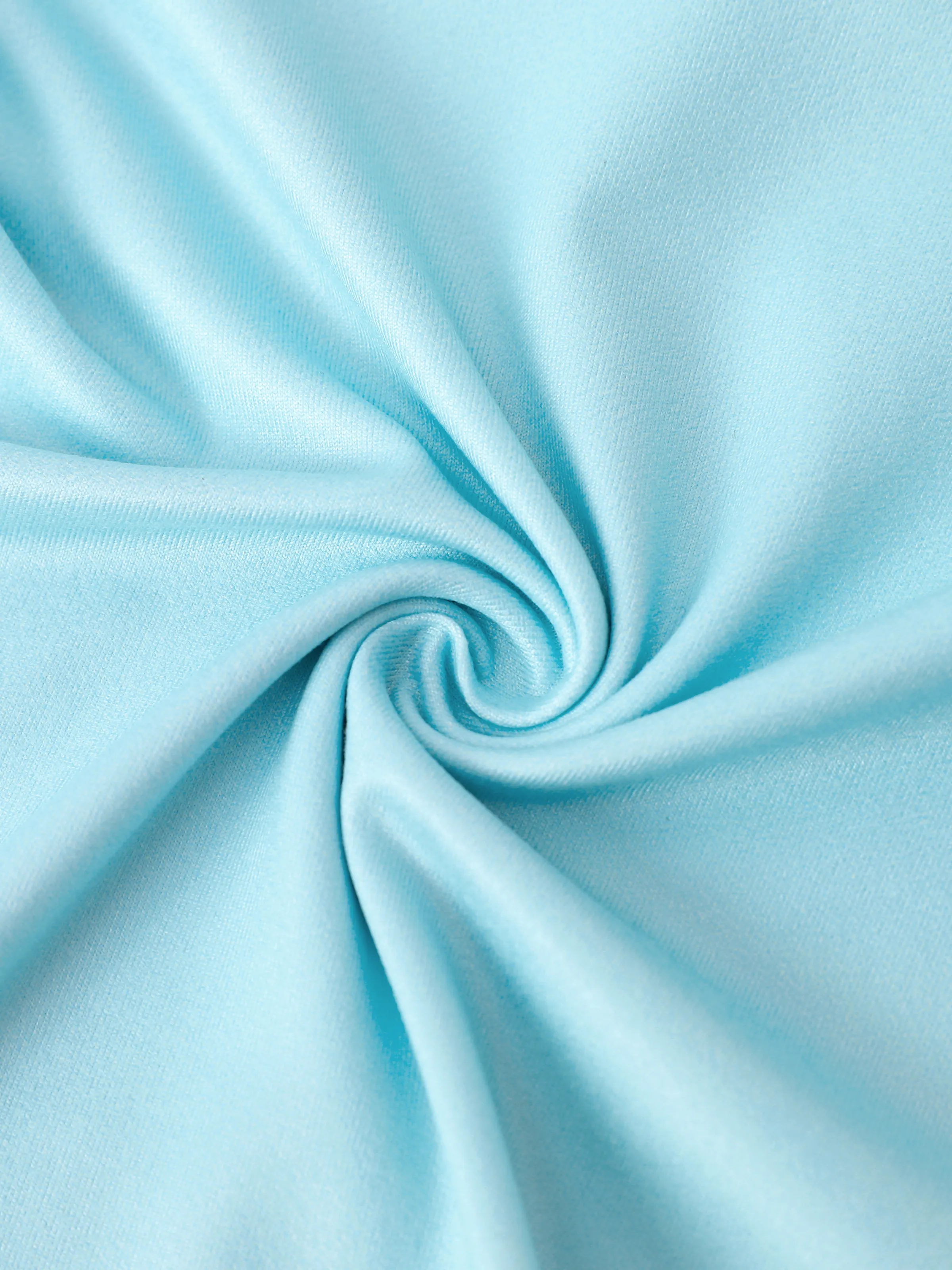 Disney Princess Toddler Girl 2pcs Ariel Print Peplum Tee and Stripe Pants Set Mintblue - Image 8