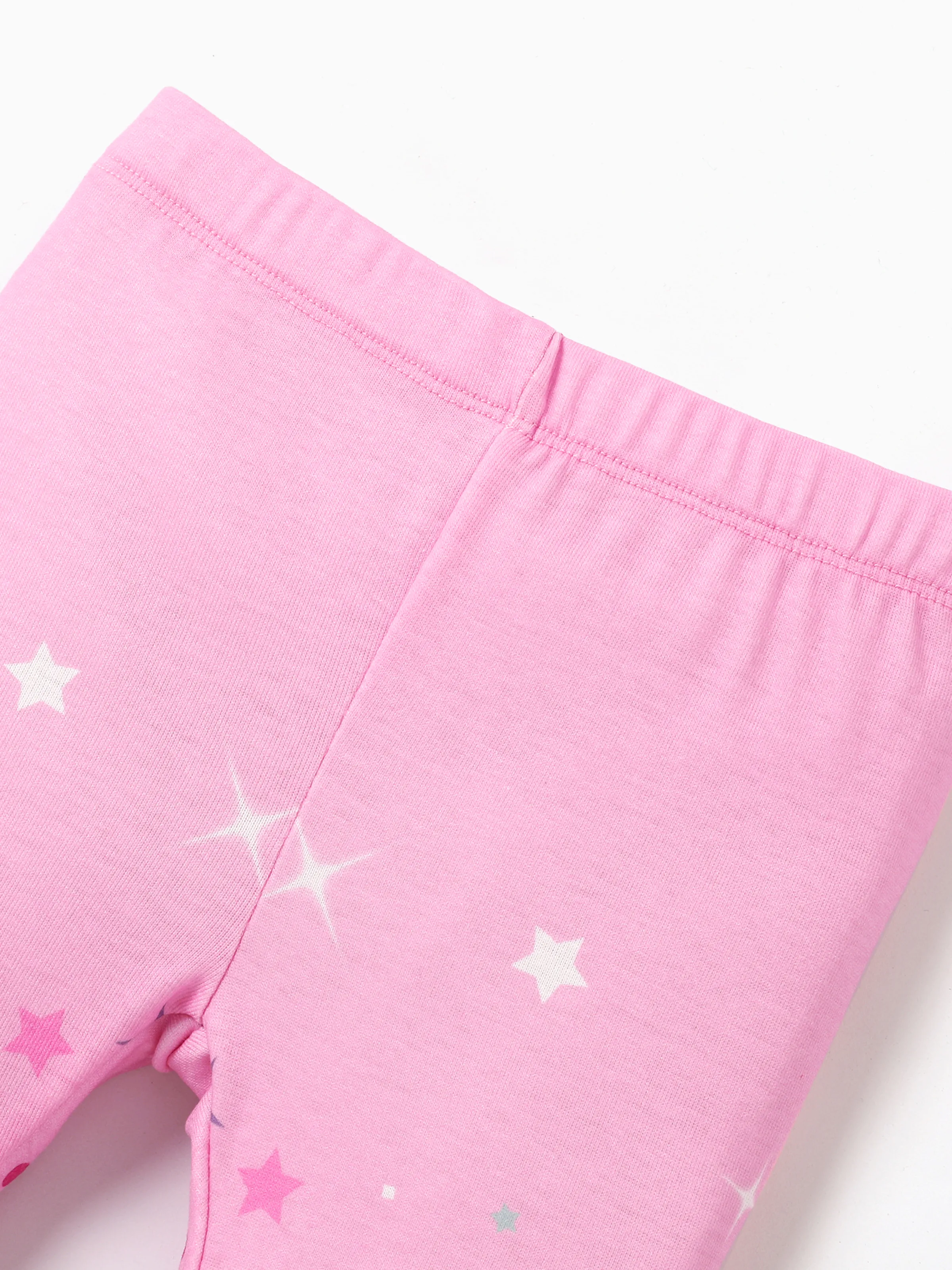 Disney Princess Toddler Girl 2pcs Ruffled Long-sleeve Top and Sequins Pants Set Pink - Image 3